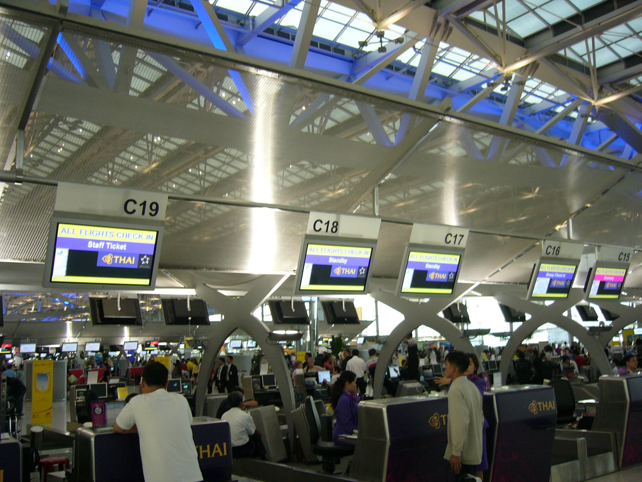 VTBS-Thai Airways Check-in counters