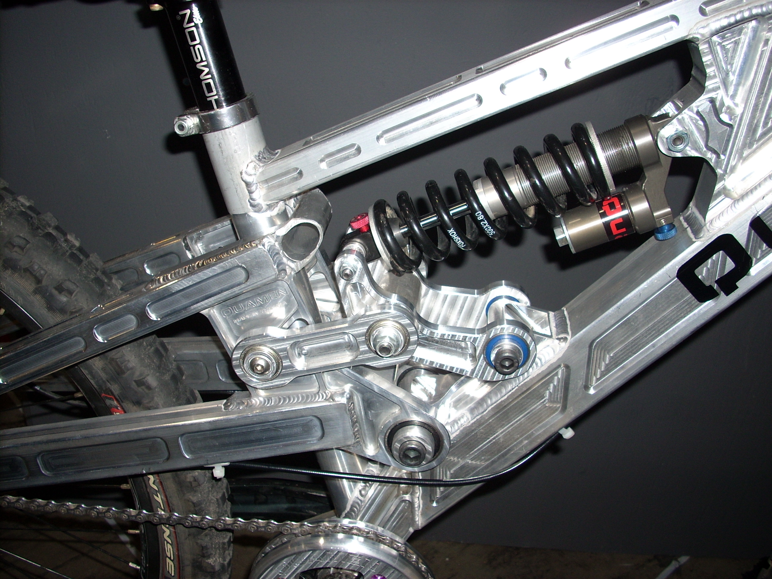 CNC machined MTB frame