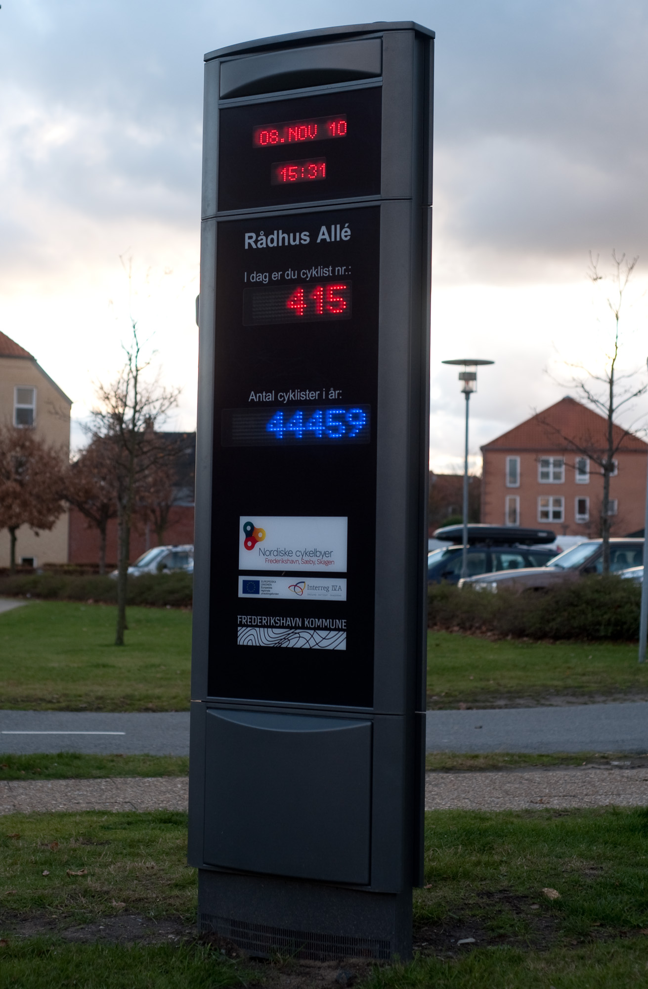 Cycle counter in Frederikshavn