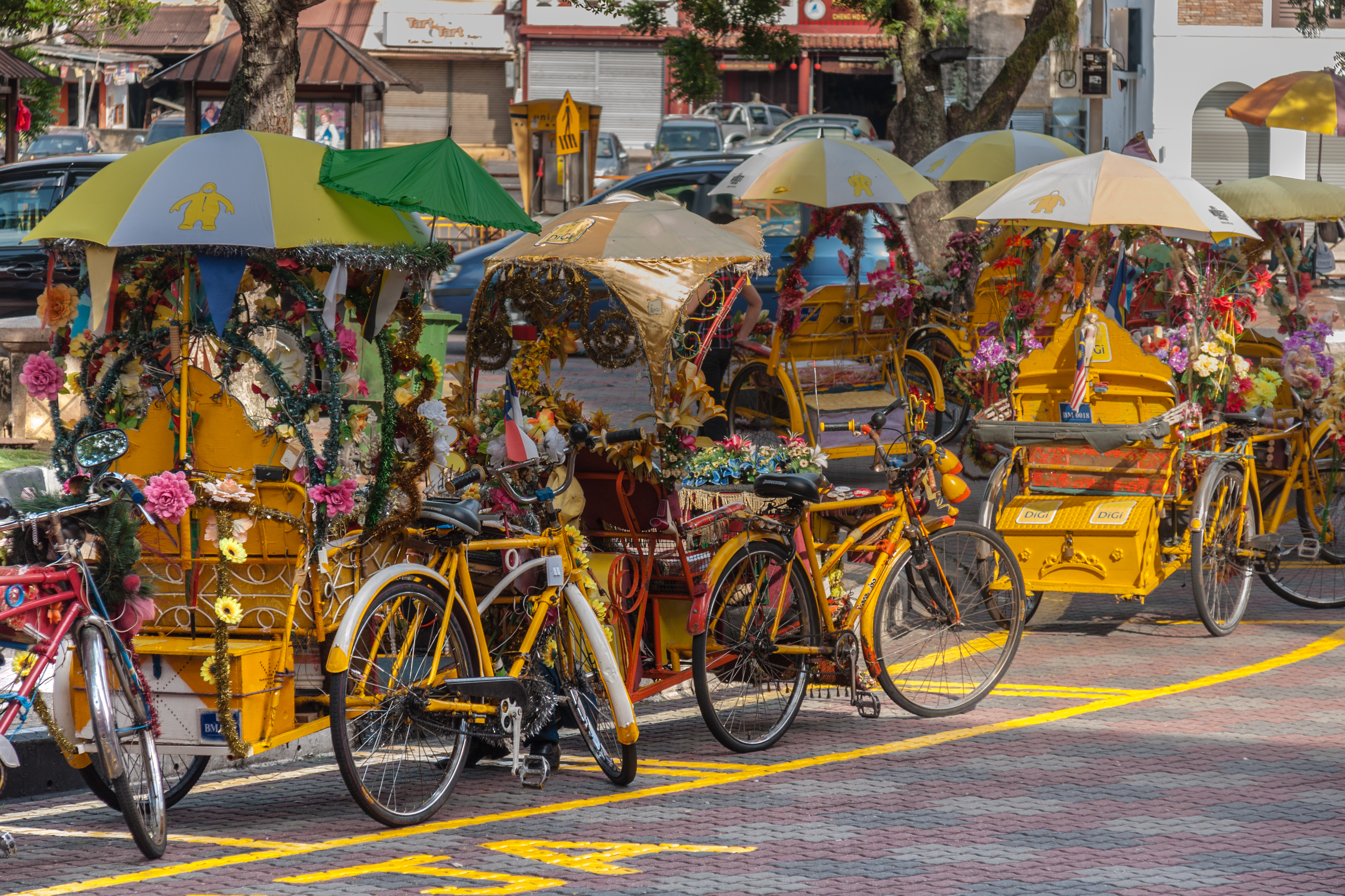 Malacca Malaysia Colourful-bicycles-01