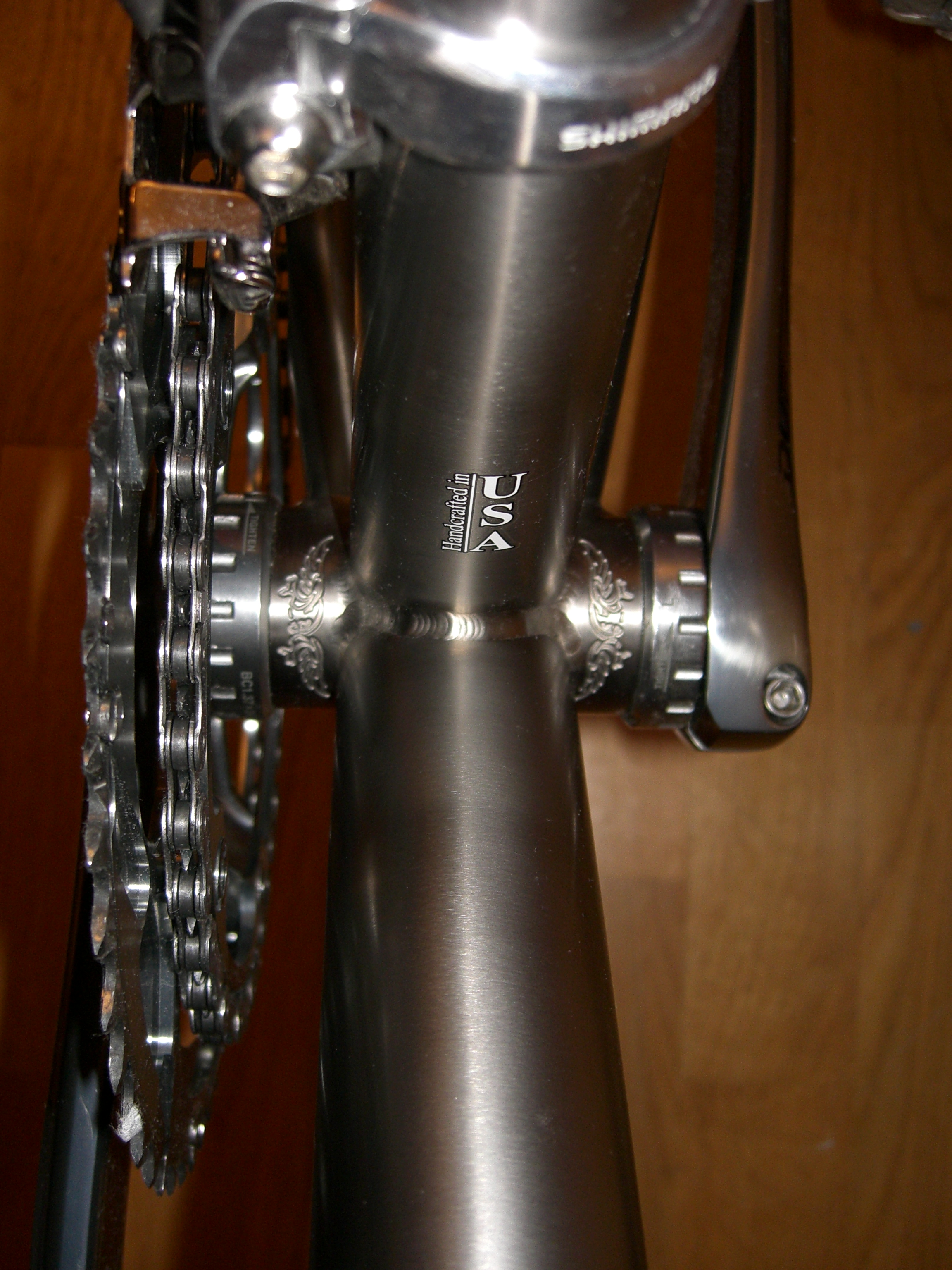 Merlin Extralight bottom bracket area