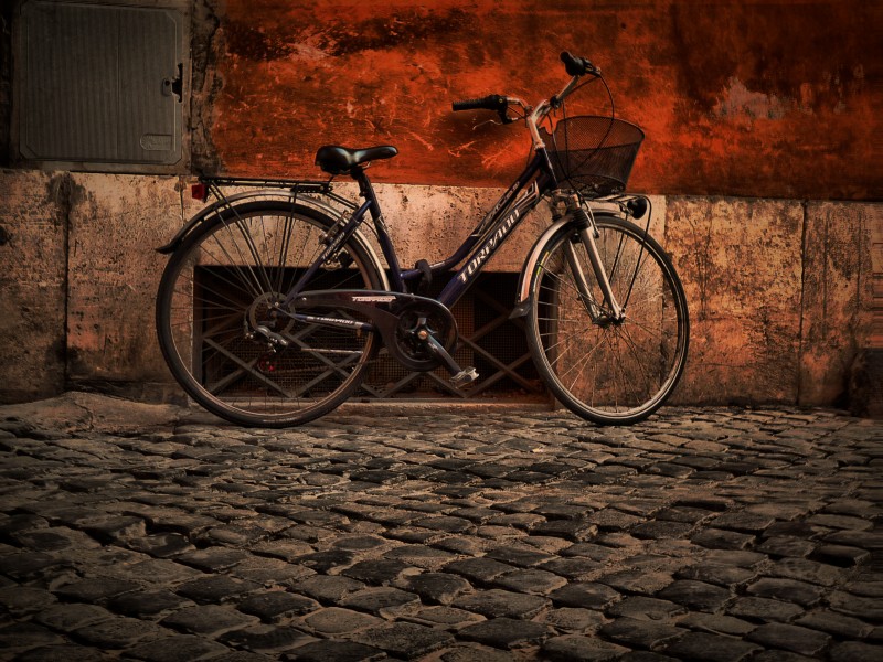 Bici en Roma