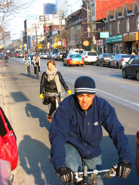 Biking home