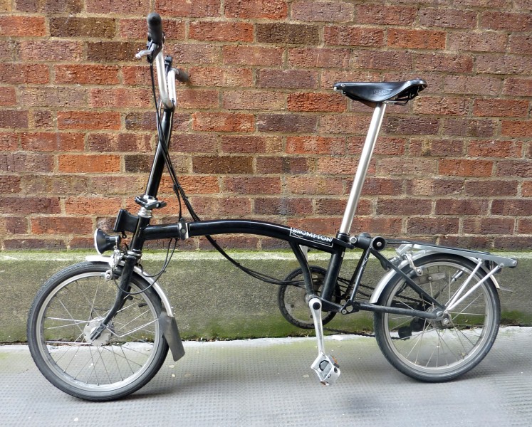 Bromptonbike-Mauer