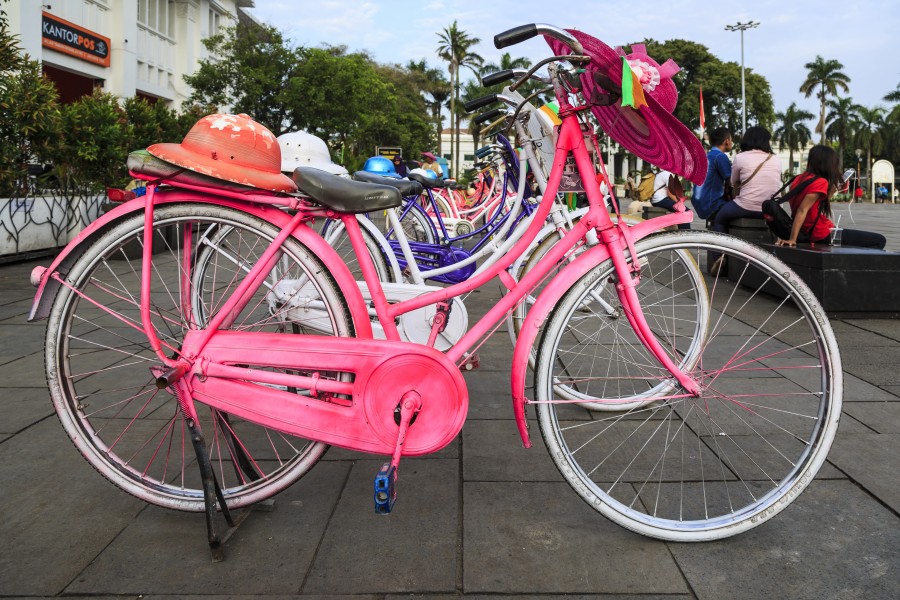 Jakarta Indonesia Bicycles-at-Fatahillah-Square-01
