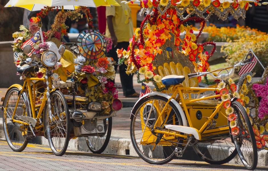 Malacca Malaysia Colourful-bicycles-02