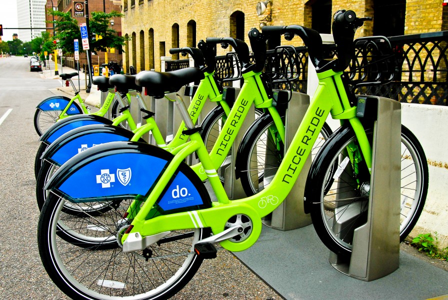 Nice Ride Bike Kiosk