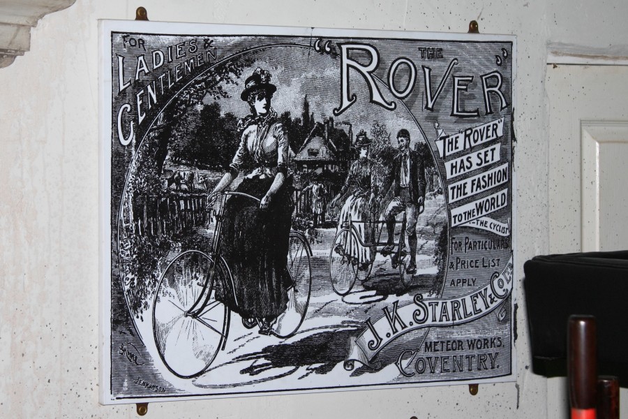 Rover Bicycle advert Coventry Transport Museum