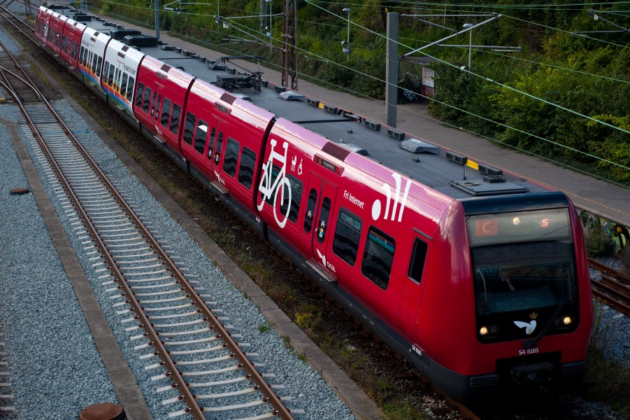 S-train line C at Østerport