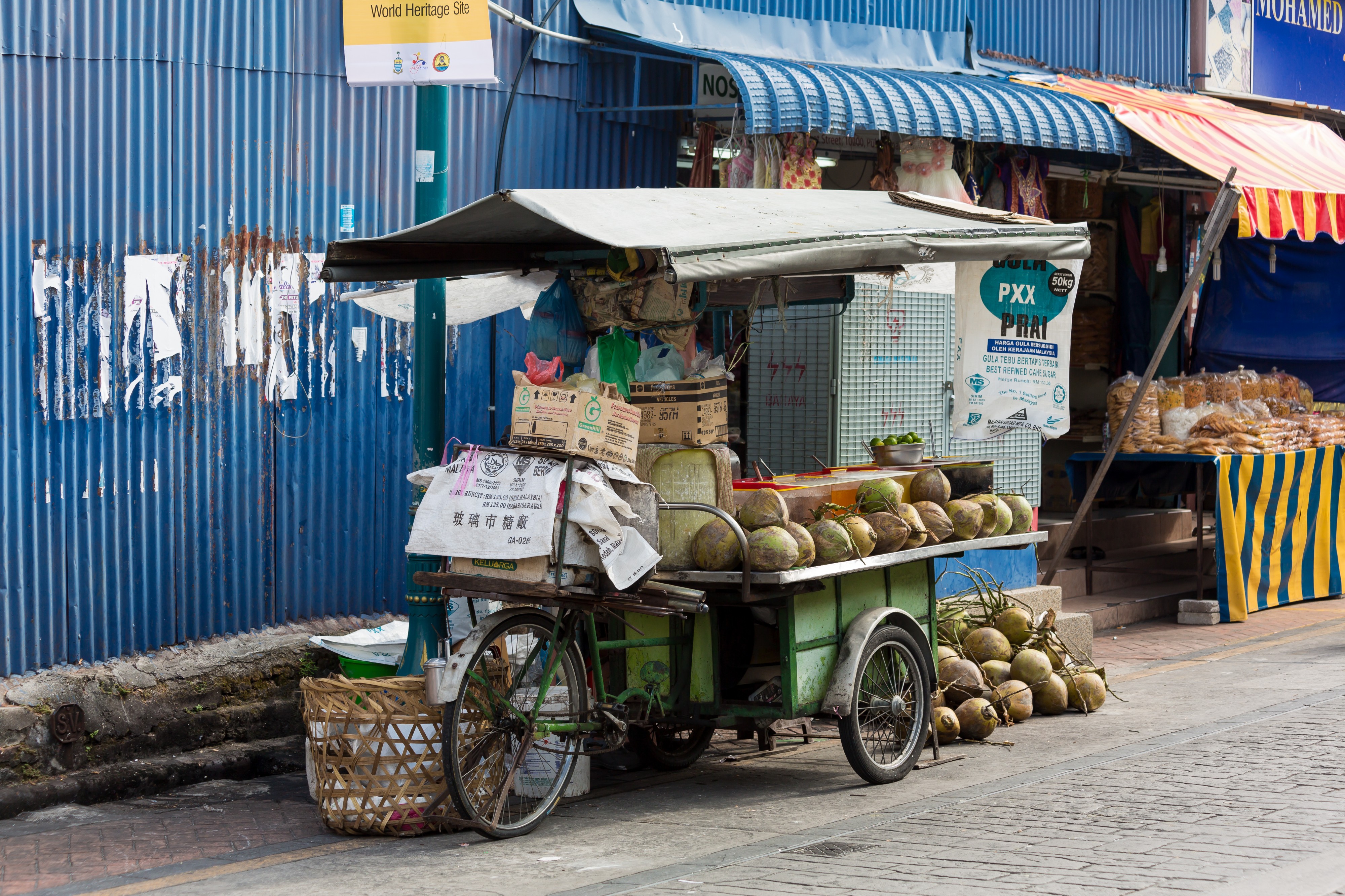 Penang Malaysia Bicycle-in-Lebuh-Penang-01