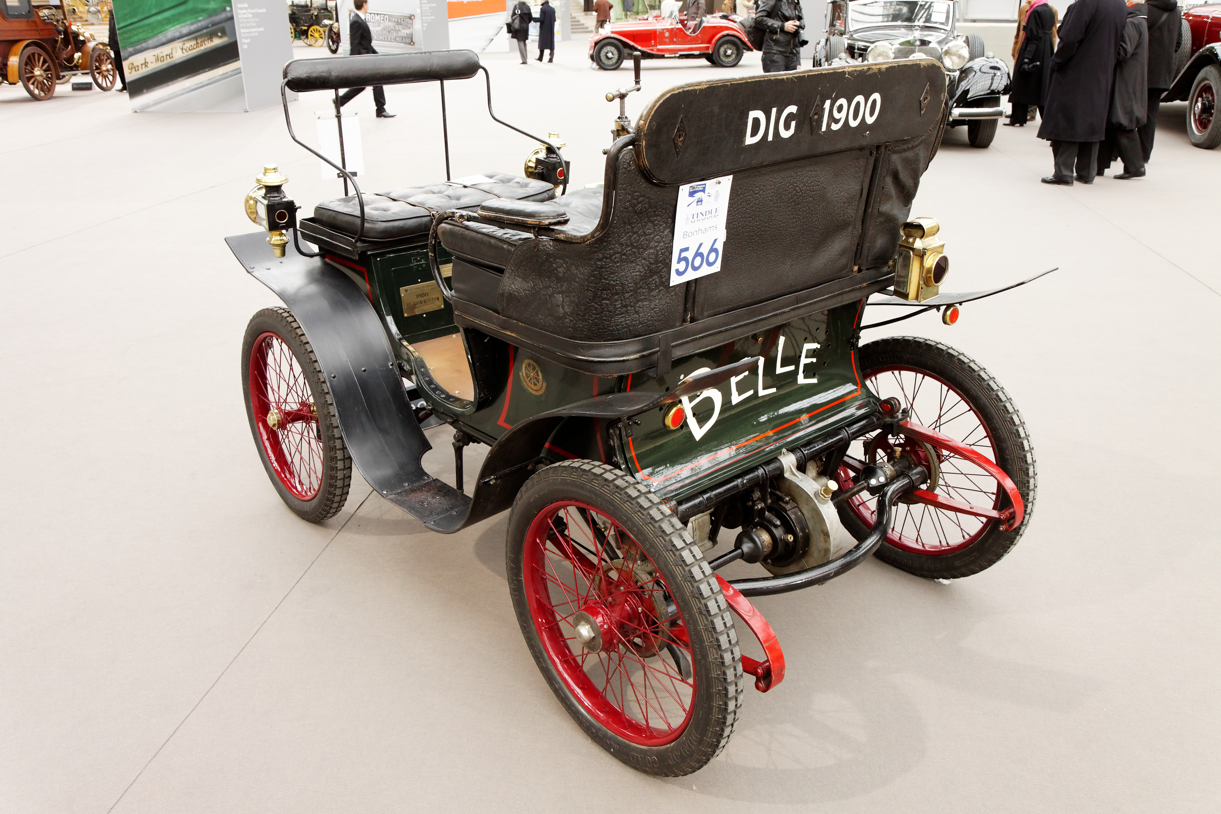 110 ans de l'automobile au Grand Palais - De Dion-Bouton Type E 3 ½ HP vis-à-vis - 1900 - 008