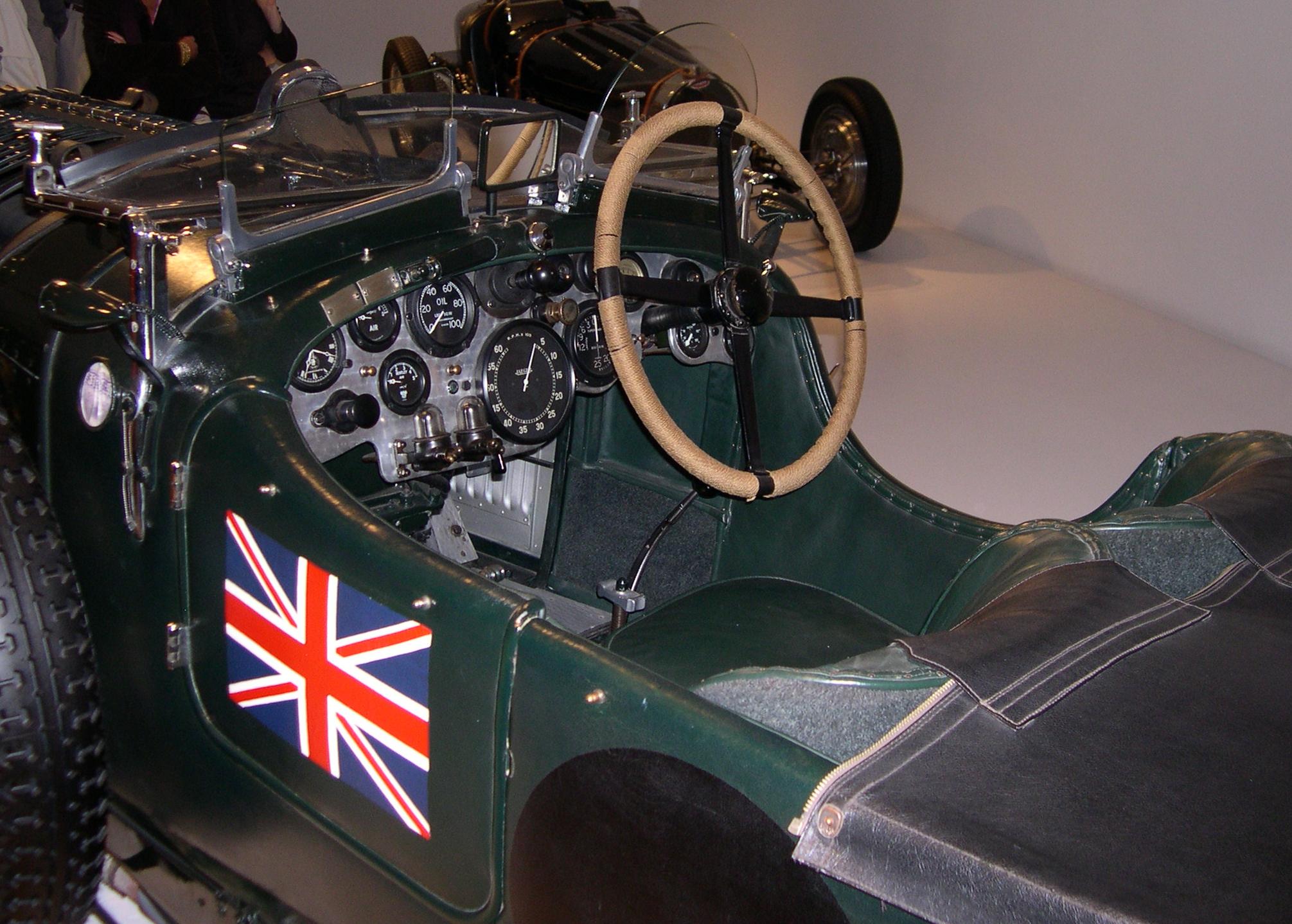 1929 Bentley interior