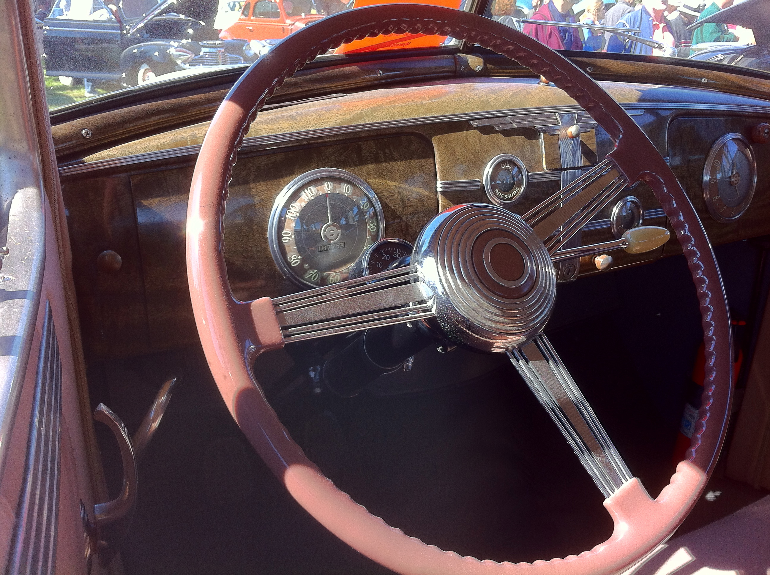 1938 Hudson six sedan Hershey 2012 d