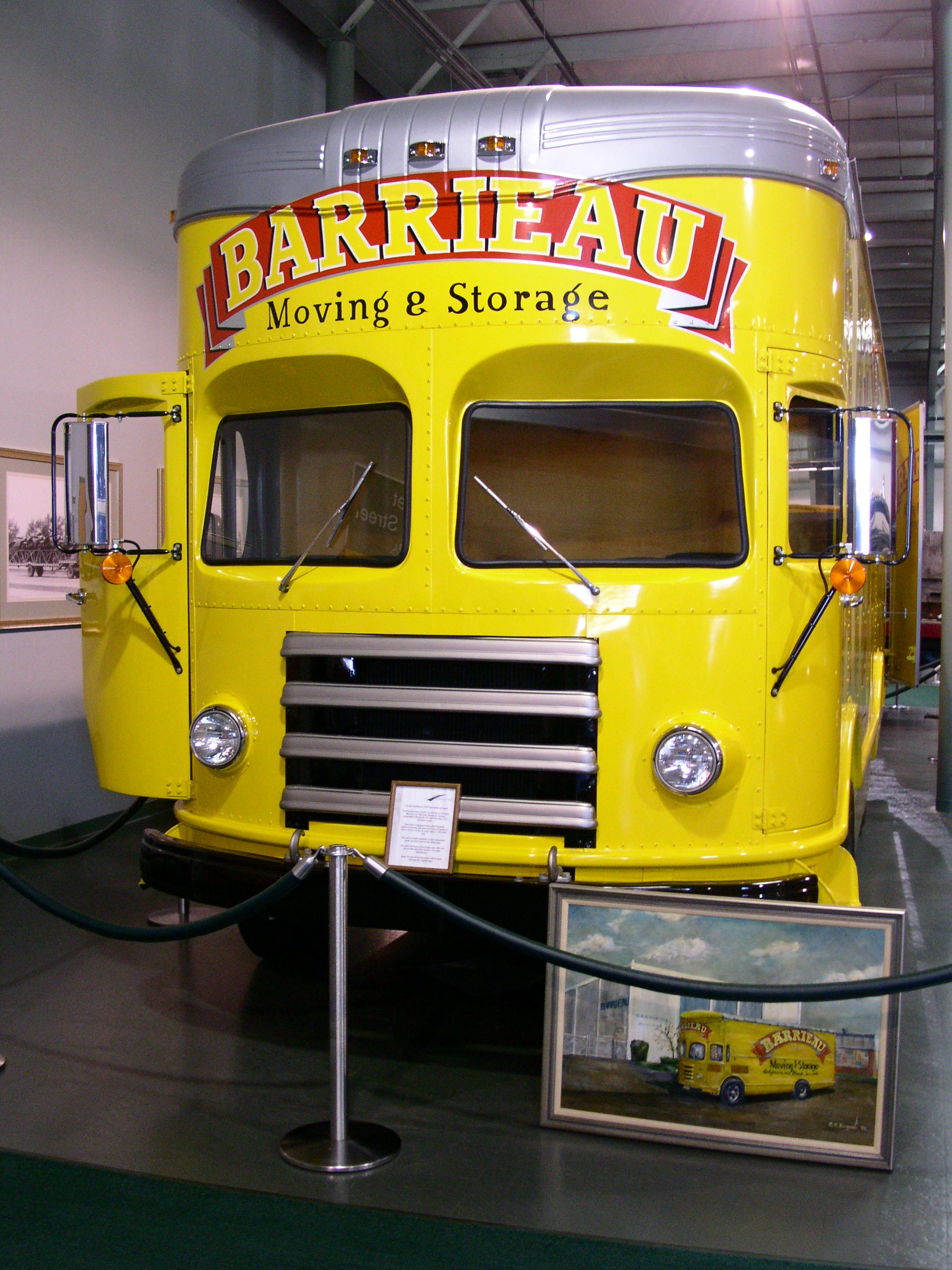 1953 international fageol moving van