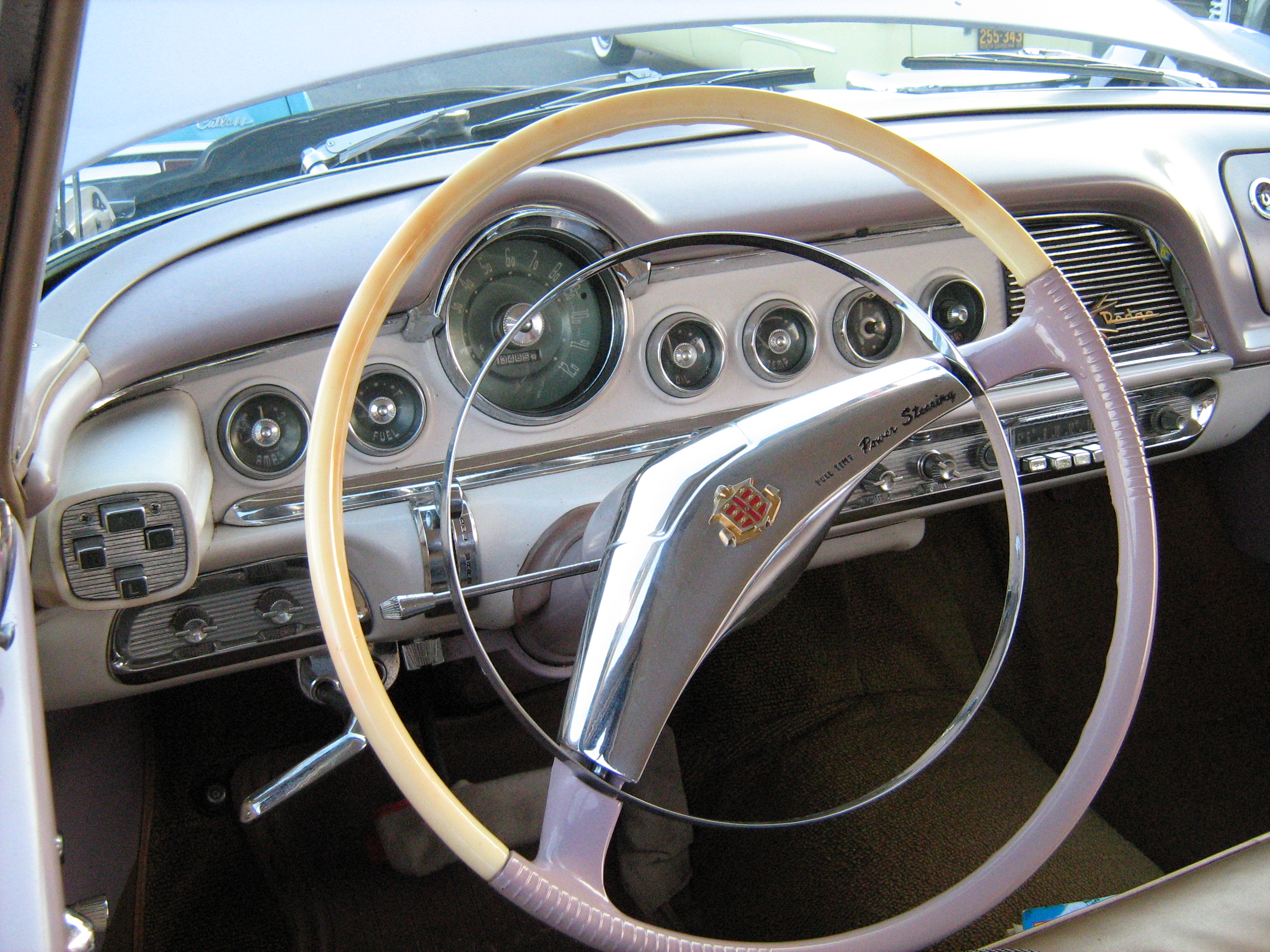 1956 Dodge La Femme dash