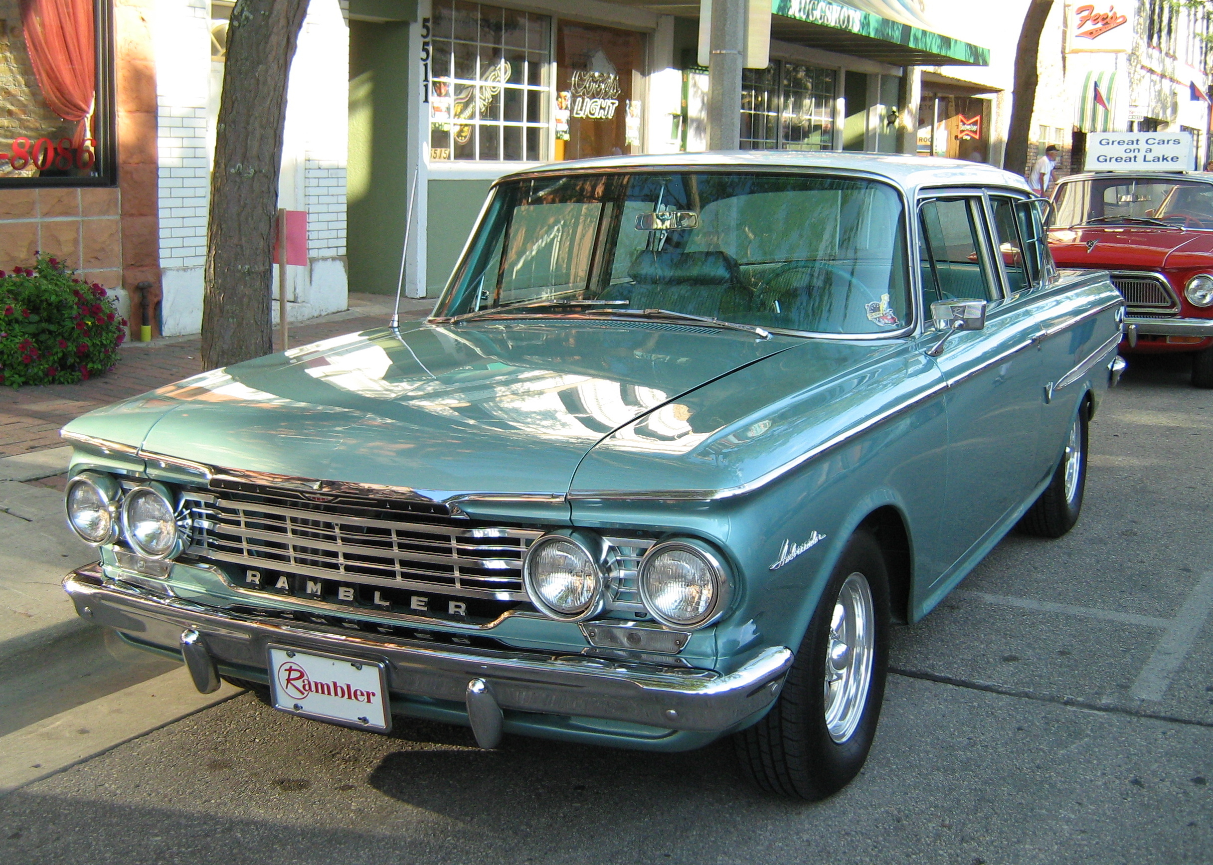 1962 Rambler Ambassador 2-door sedan Kenosha green-f
