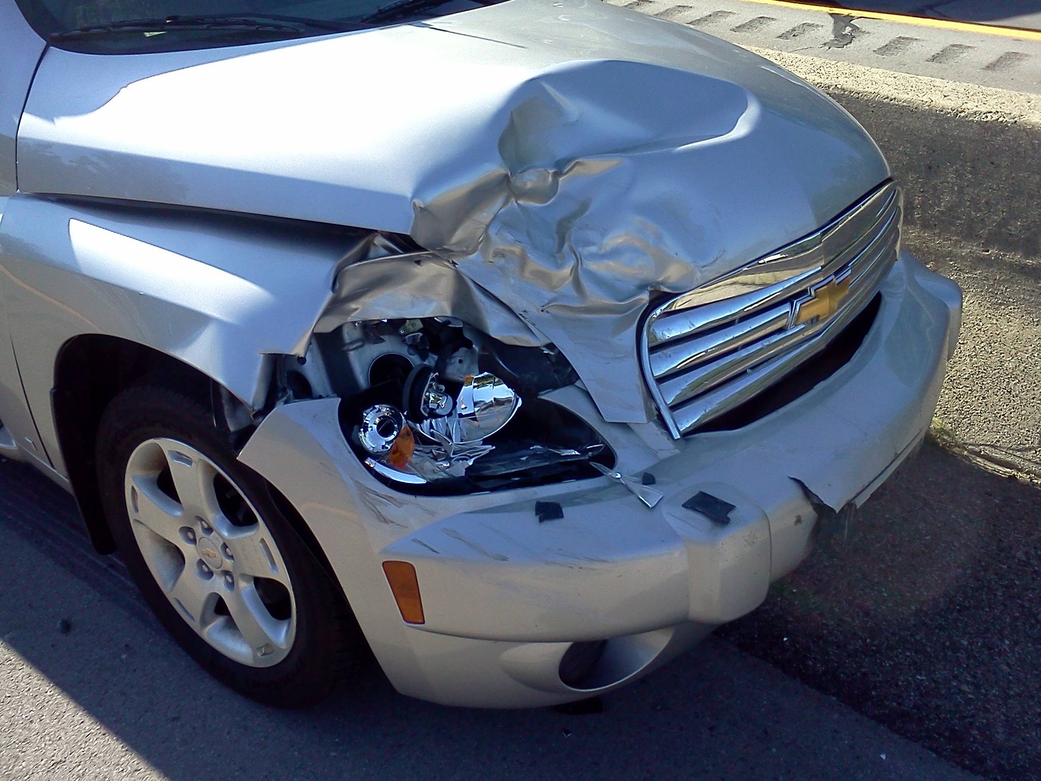 2007 Chevrolet HHR involved in crash