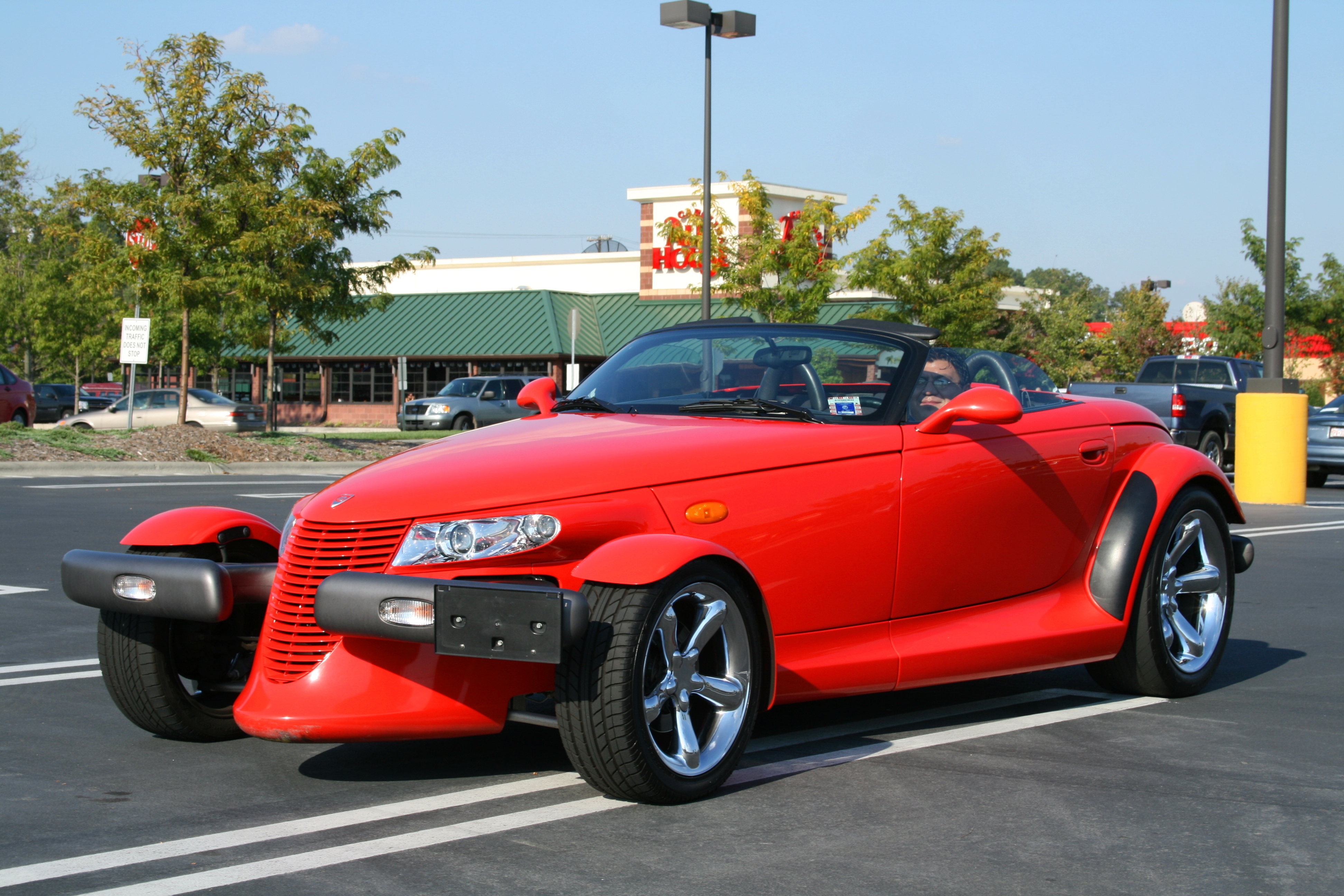 2008-10-05 Red Plymouth Prowler at South Square
