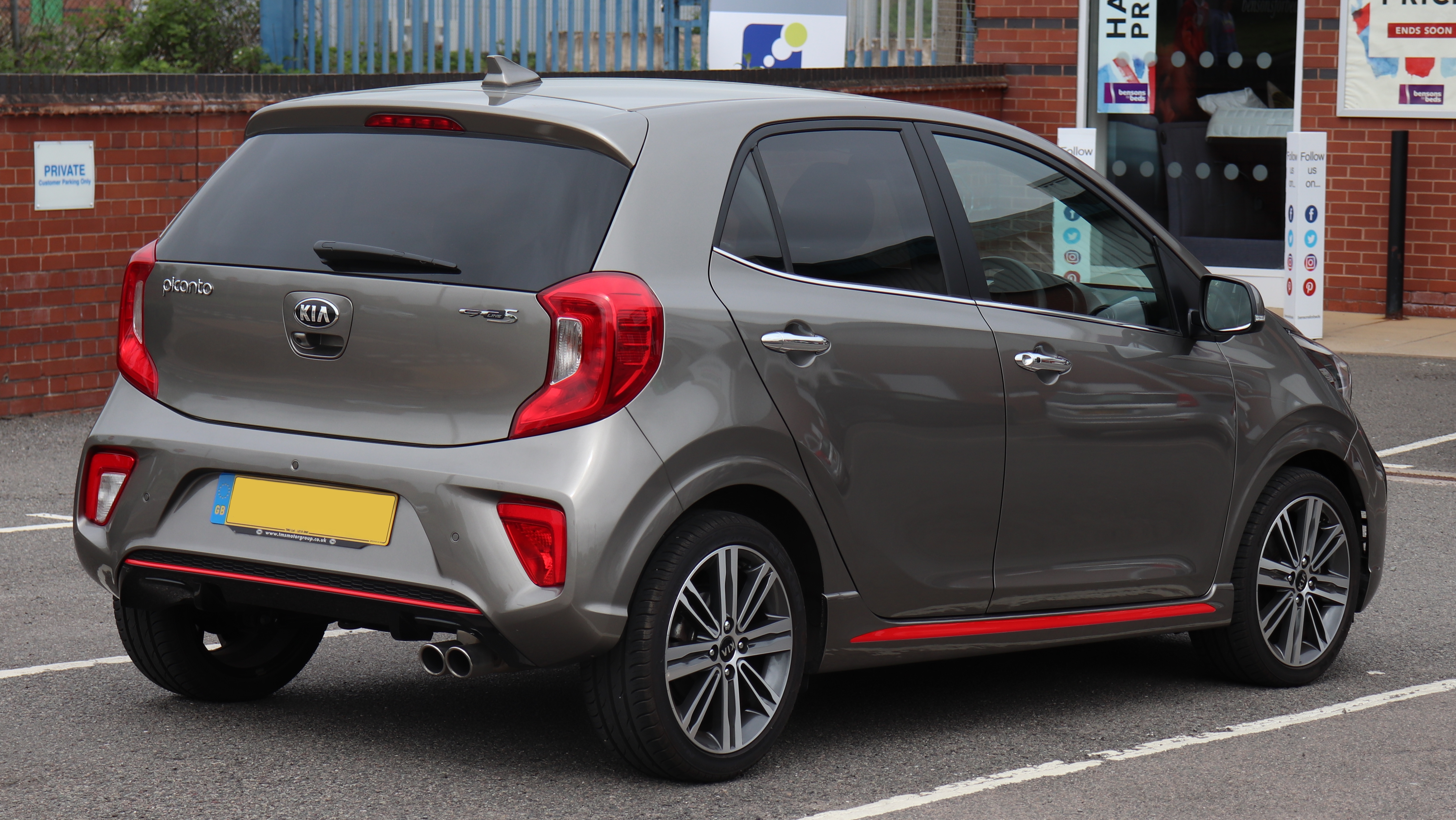 2017 Kia Picanto GT-Line S 1.2 Rear