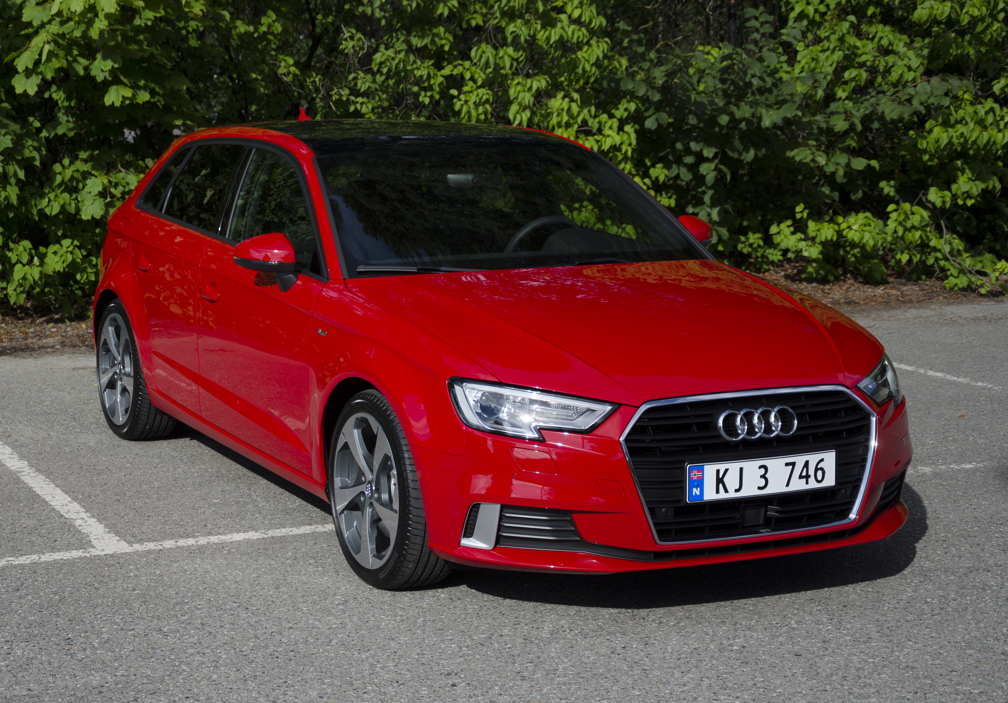 Audi A3 SportBack 2017 (front)