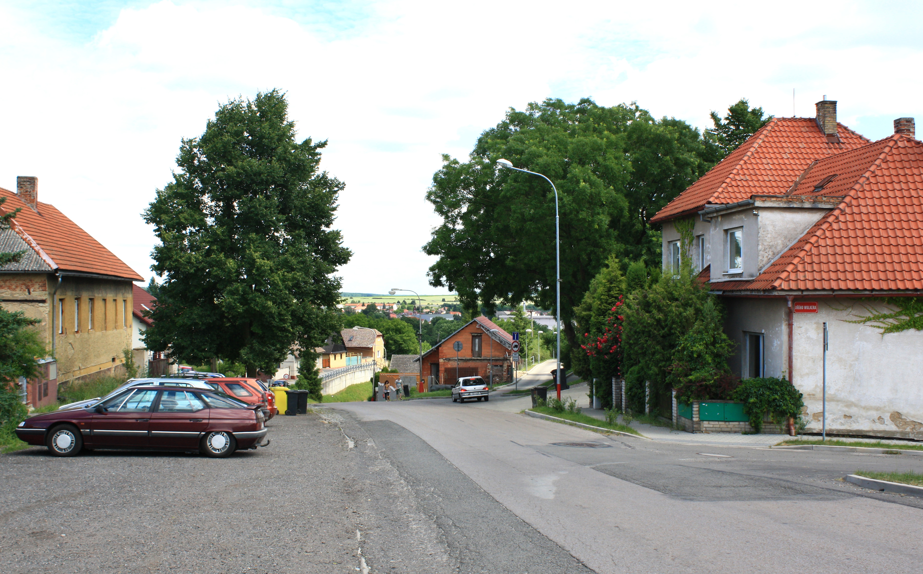 Benátky nad Jizerou-Obodř, Mělnická street