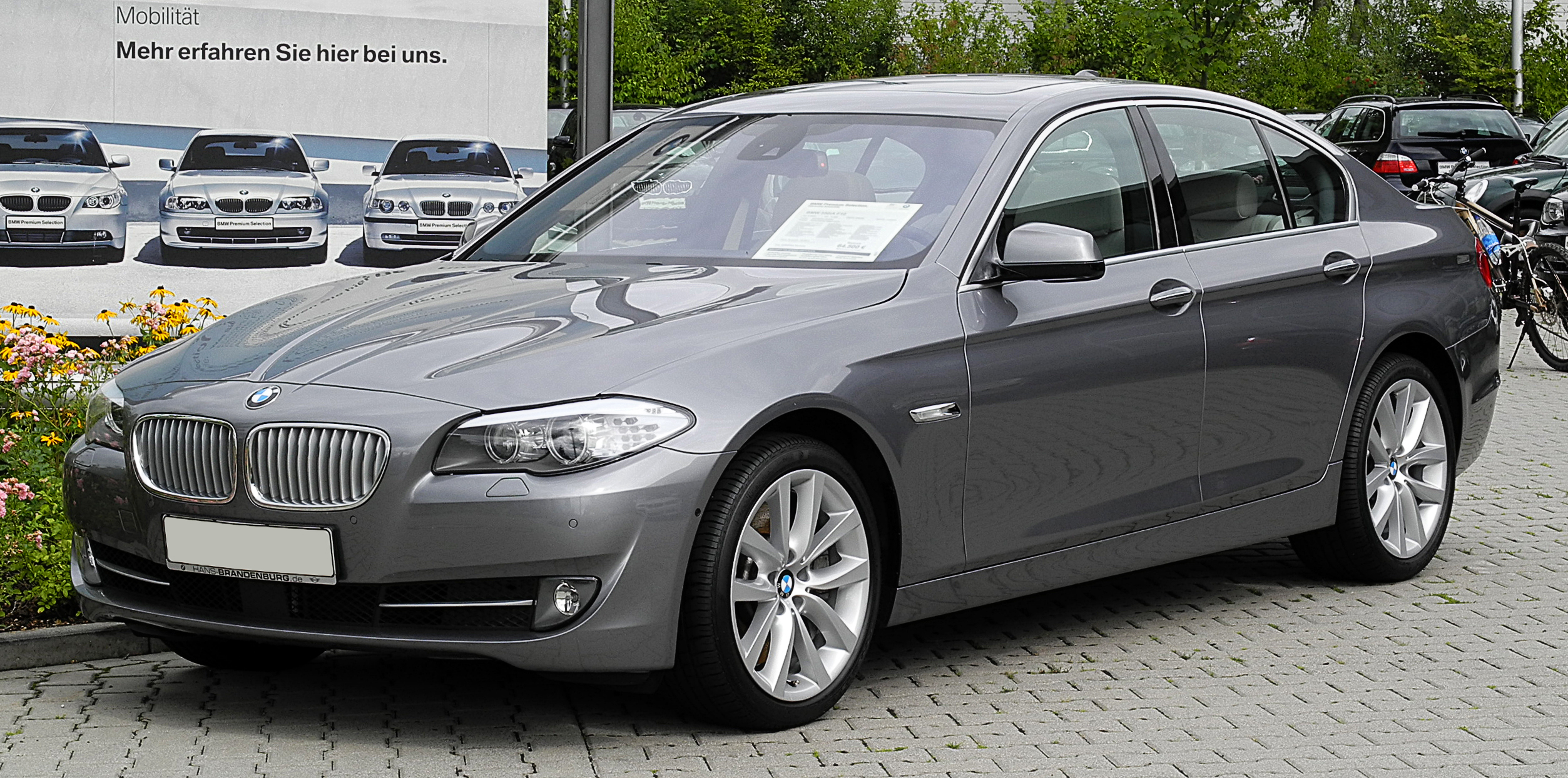 BMW 550i (F10) – Frontansicht (2), 17. Juli 2011, Mettmann