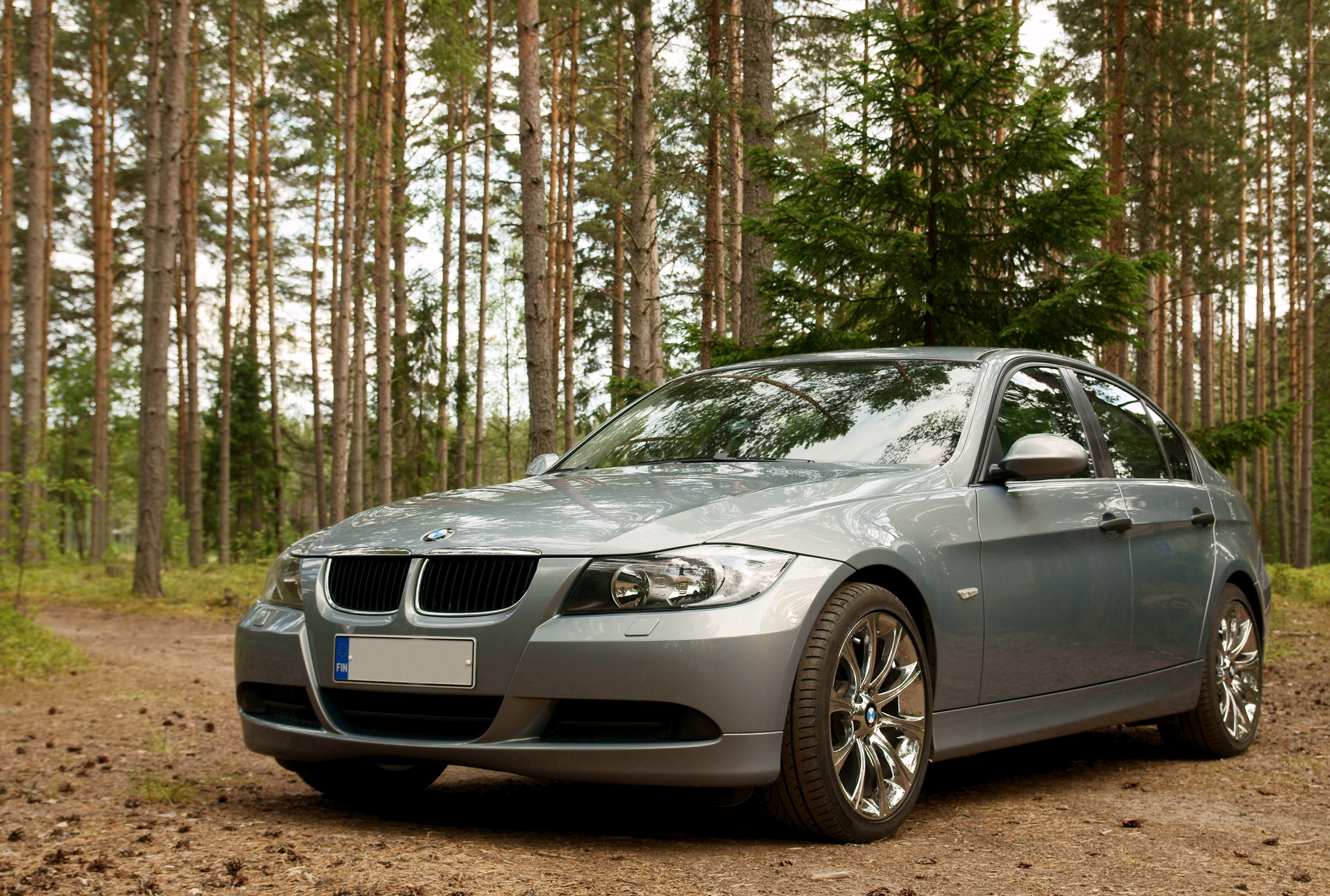 BMW E90 Fatijärvellä 1