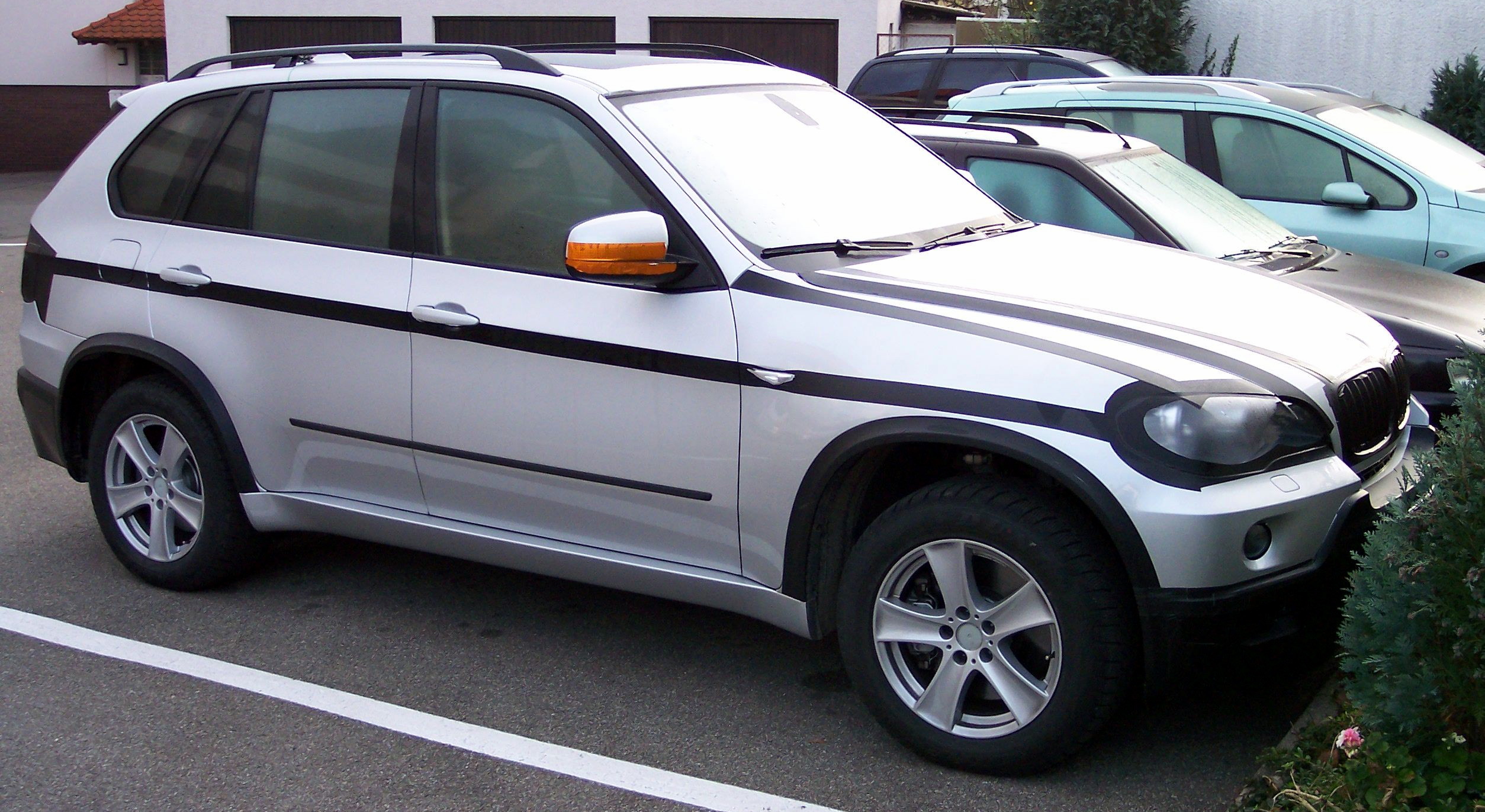 BMW X5 E70 during trials