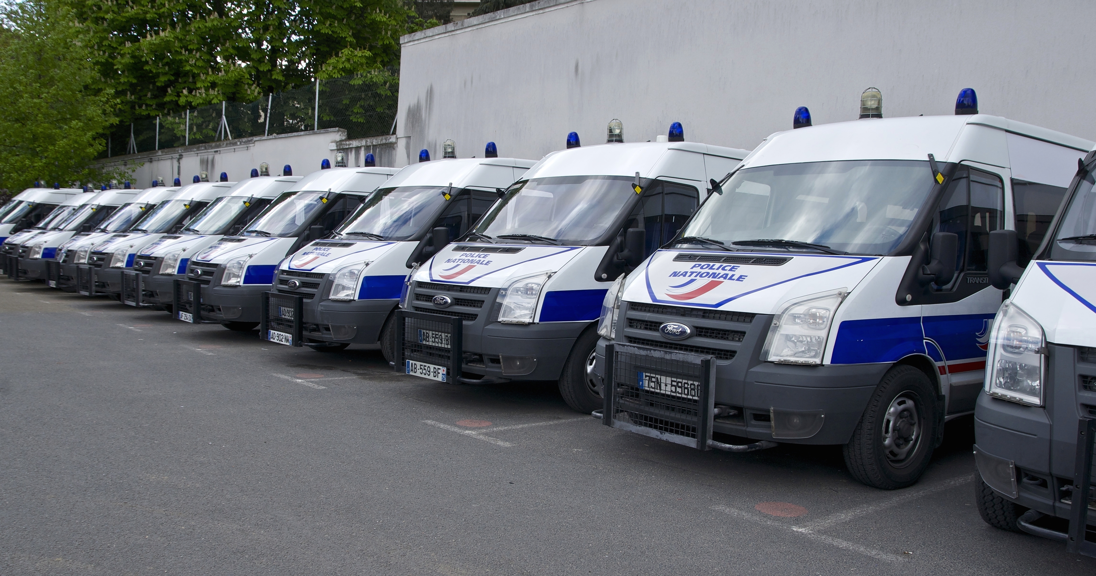 Cars police Ford alignement