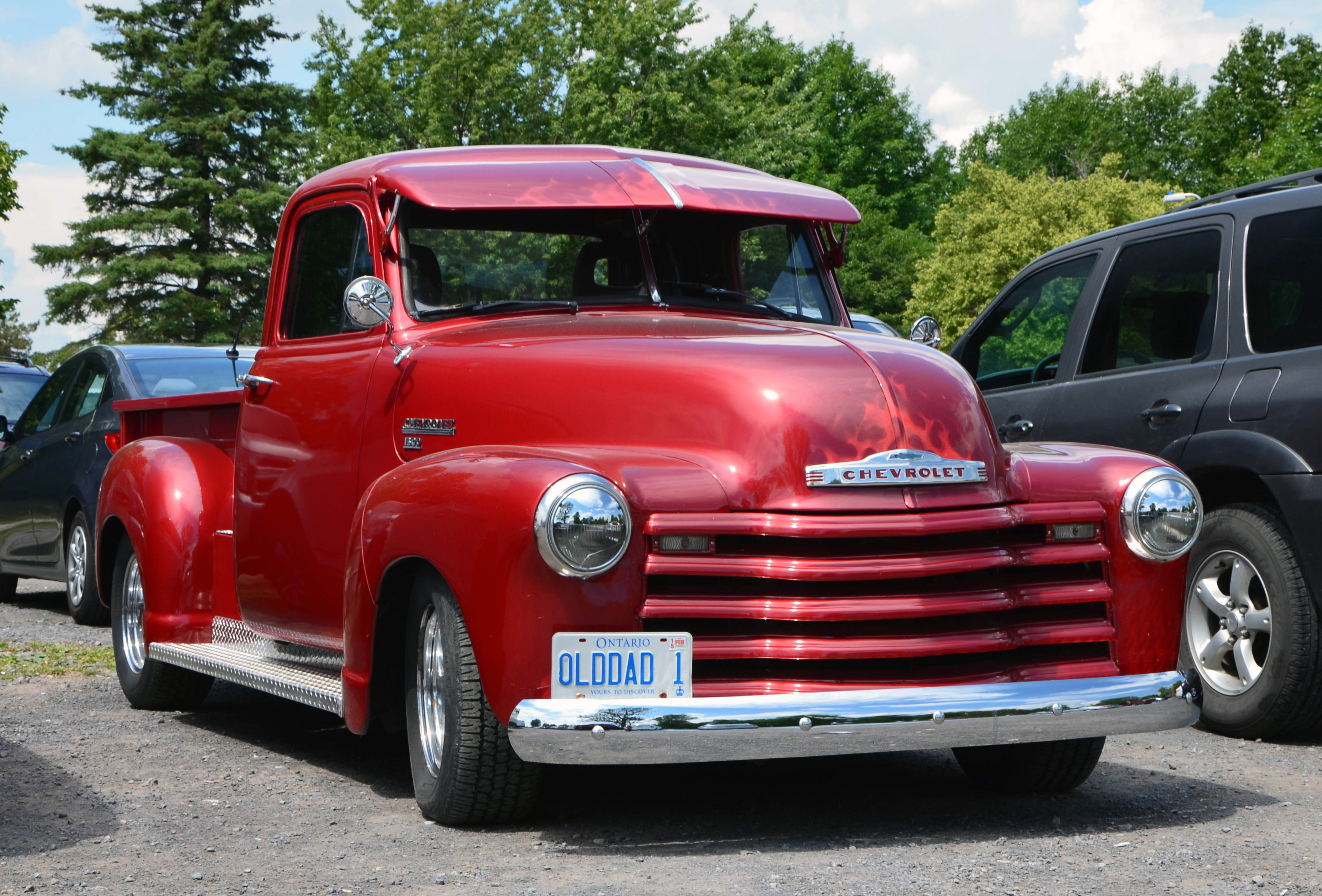 Chevrolet Advance Design red