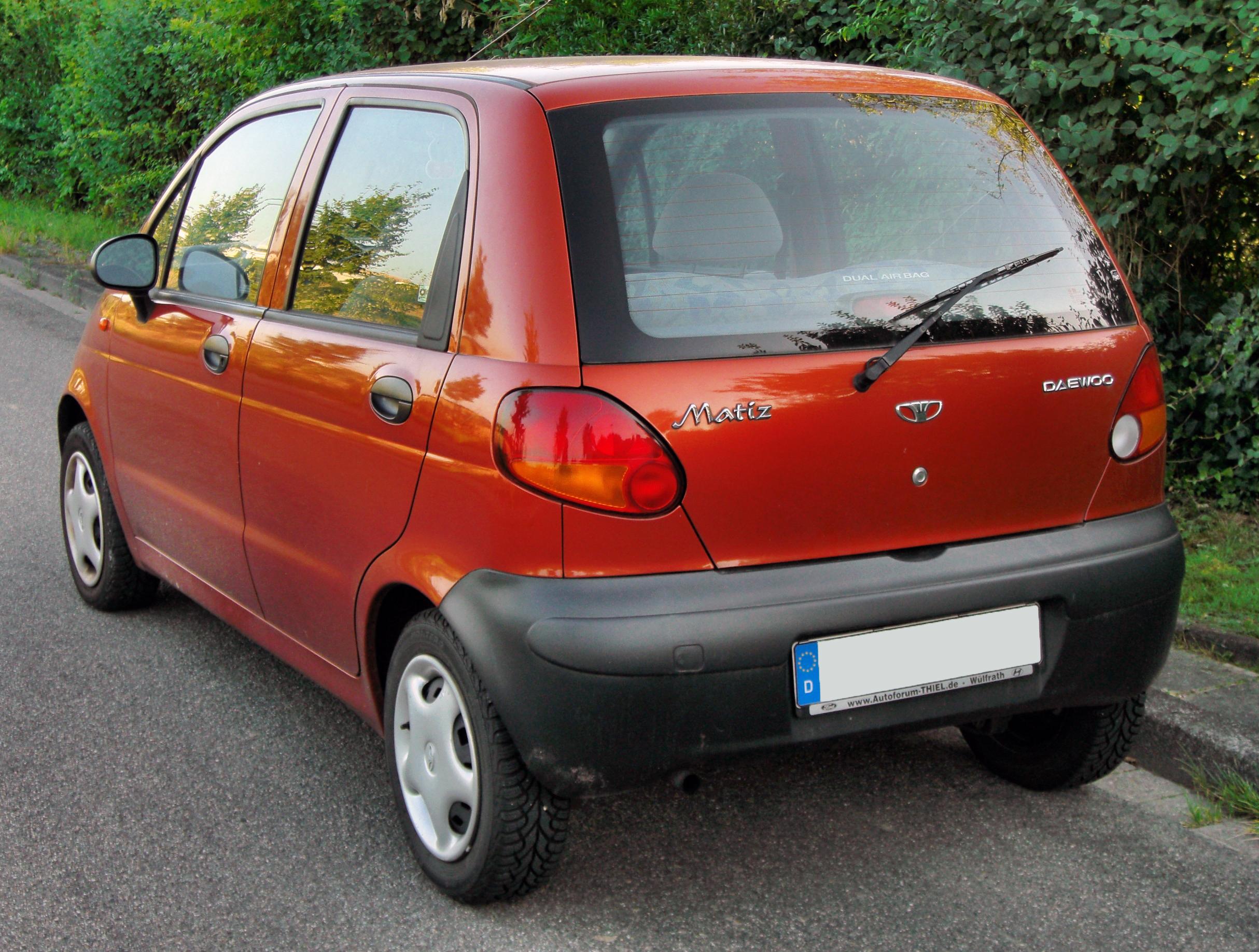 Daewoo Matiz 20090815 rear