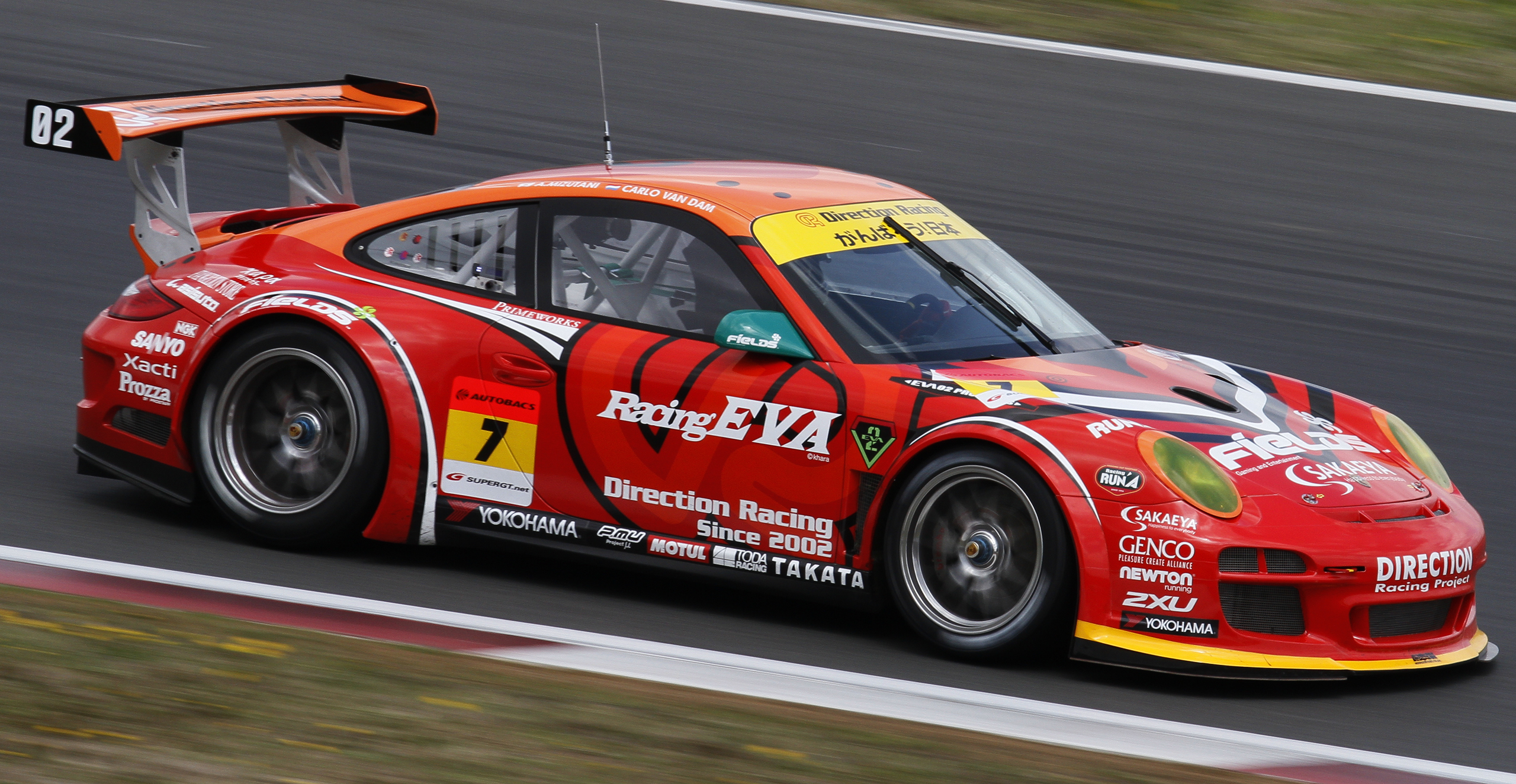 Direction Racing Porsche 911 GT3R 2011 Fuji test
