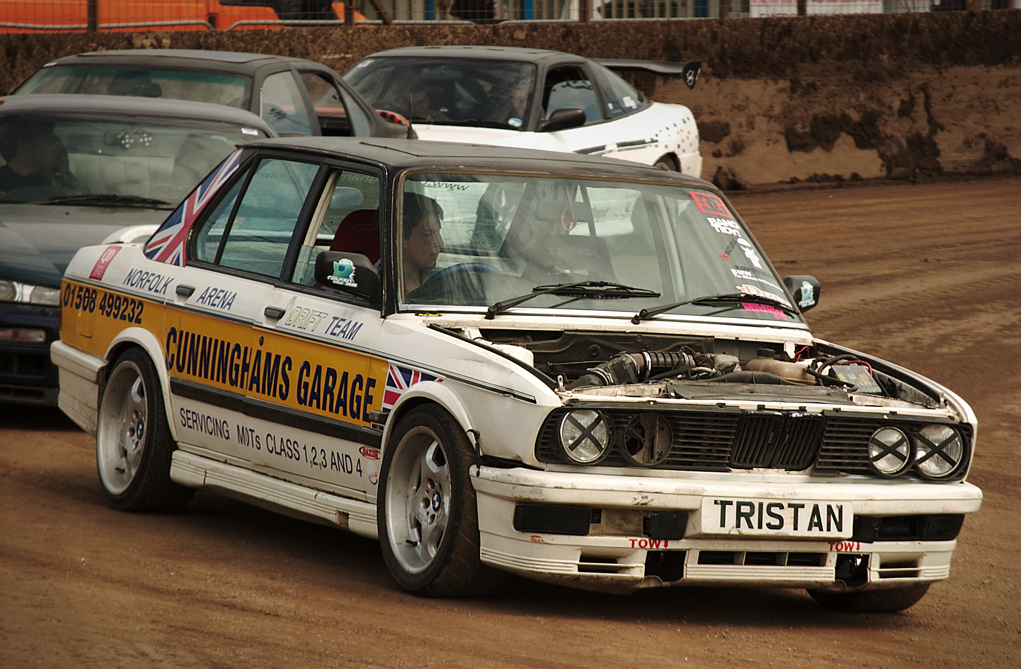 E28 drift car, Norfolk Arena