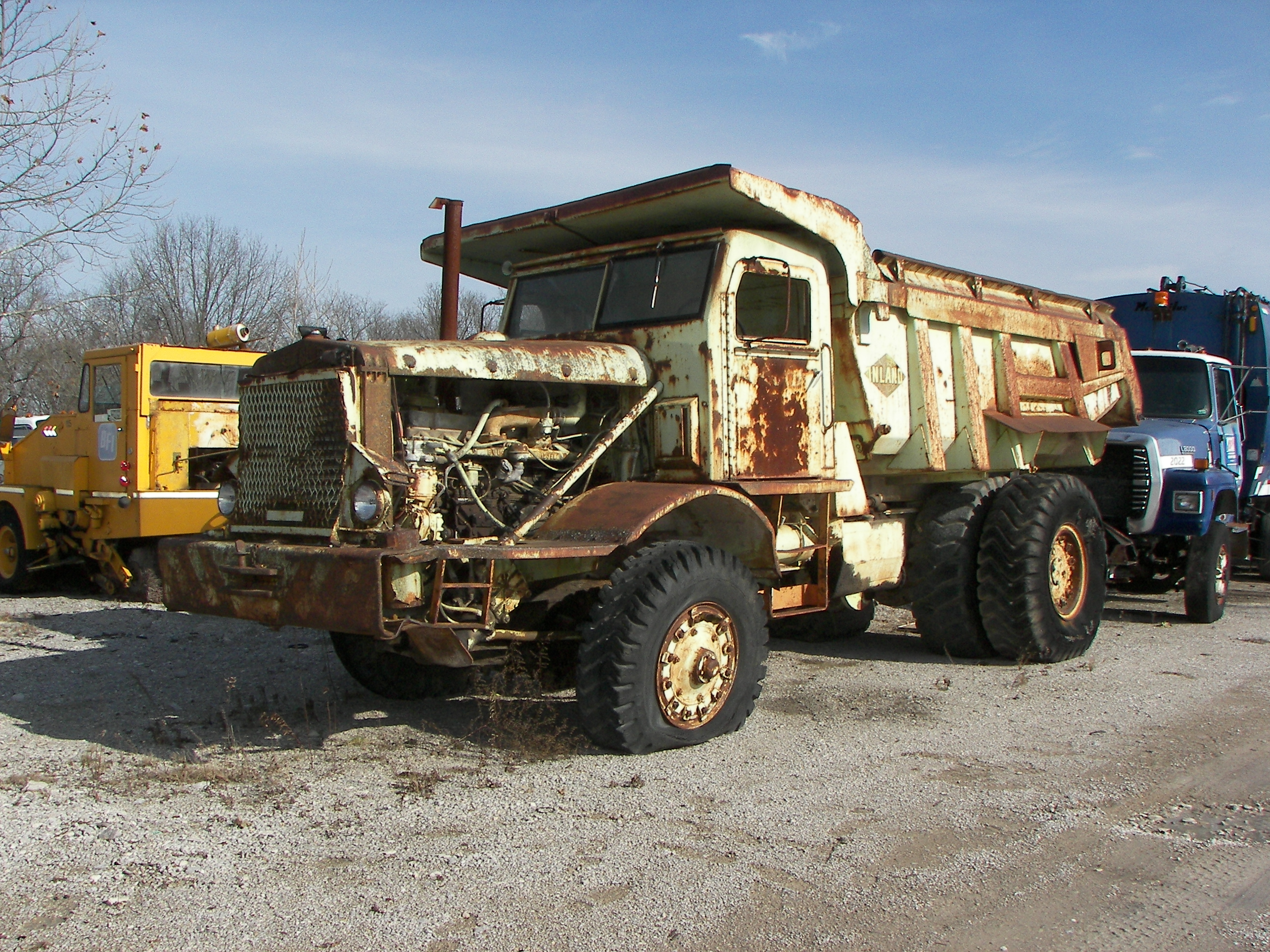Euclid offroad dump truck old