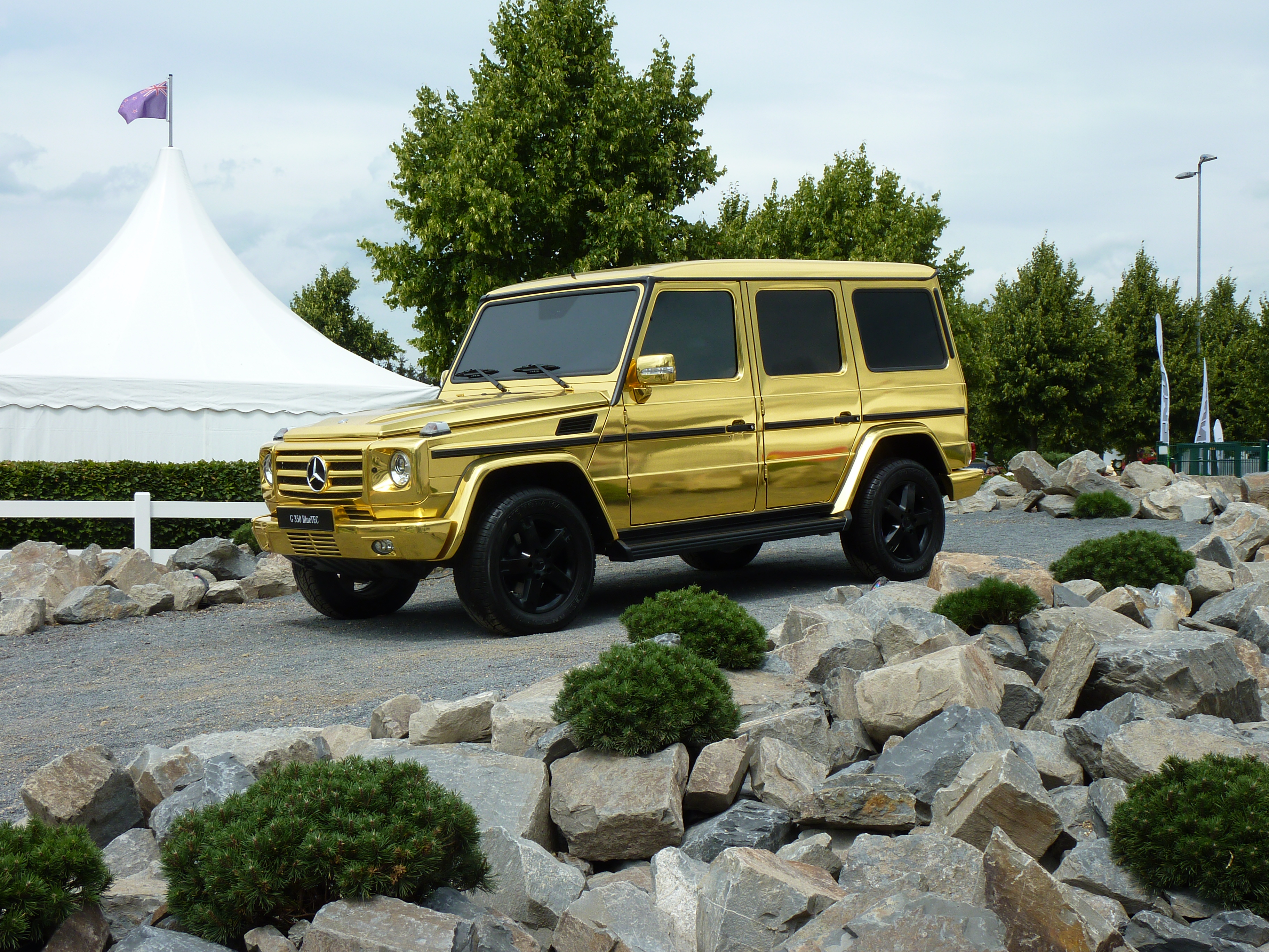G 350 BlueTEC in Goldlackfoliendesign 4
