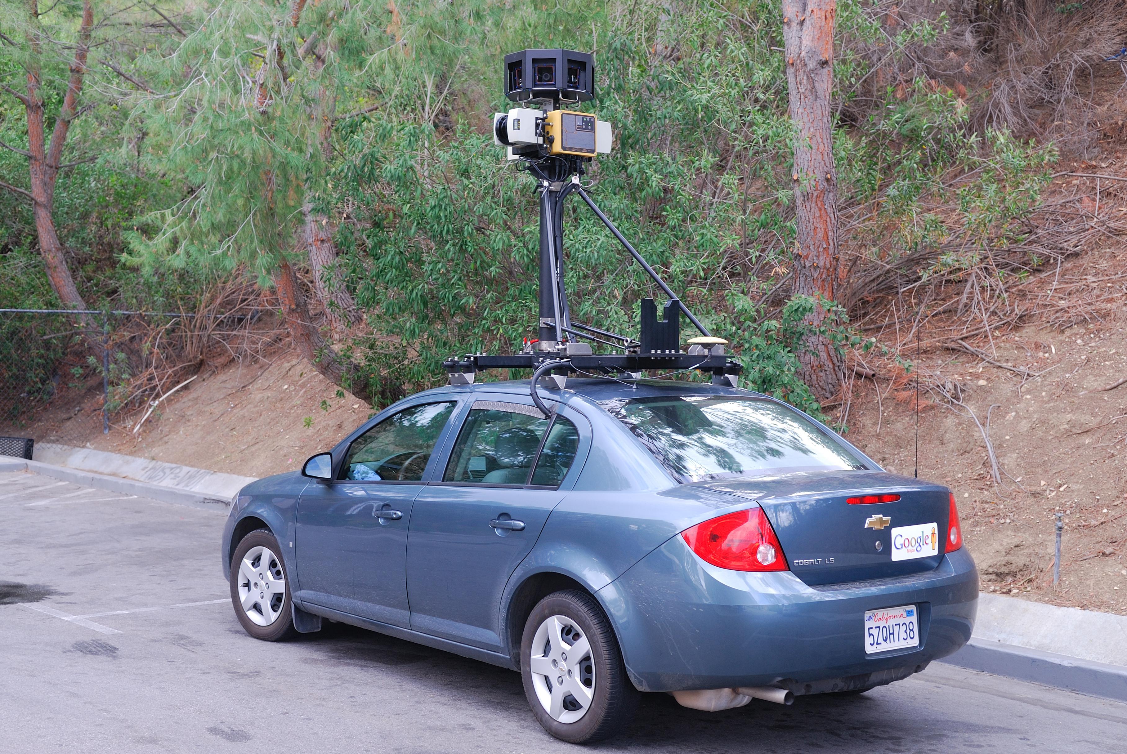 Google Street View Car in Calabasas
