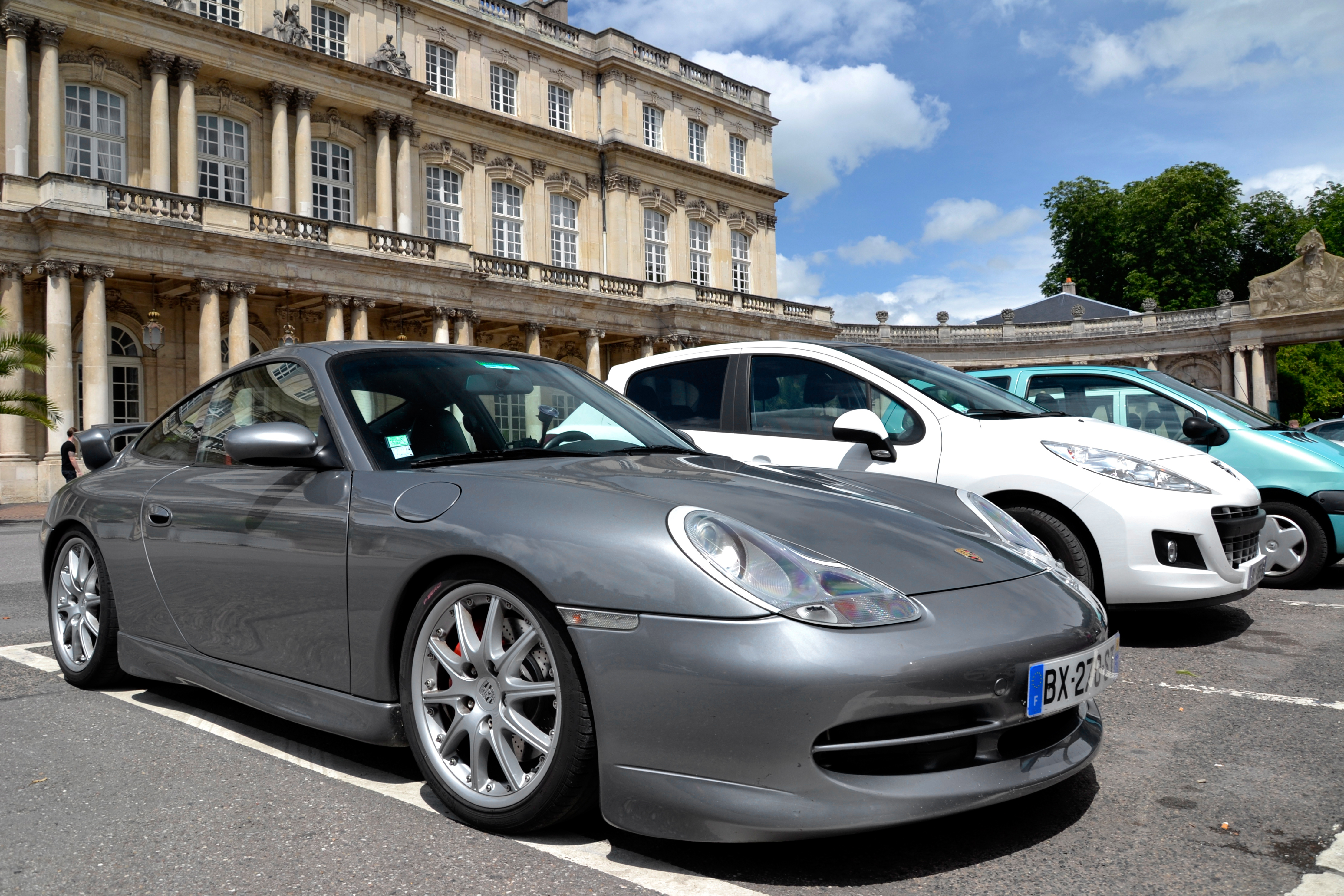 Grey 996 GT3 in Nancy, France (2012-07-01)