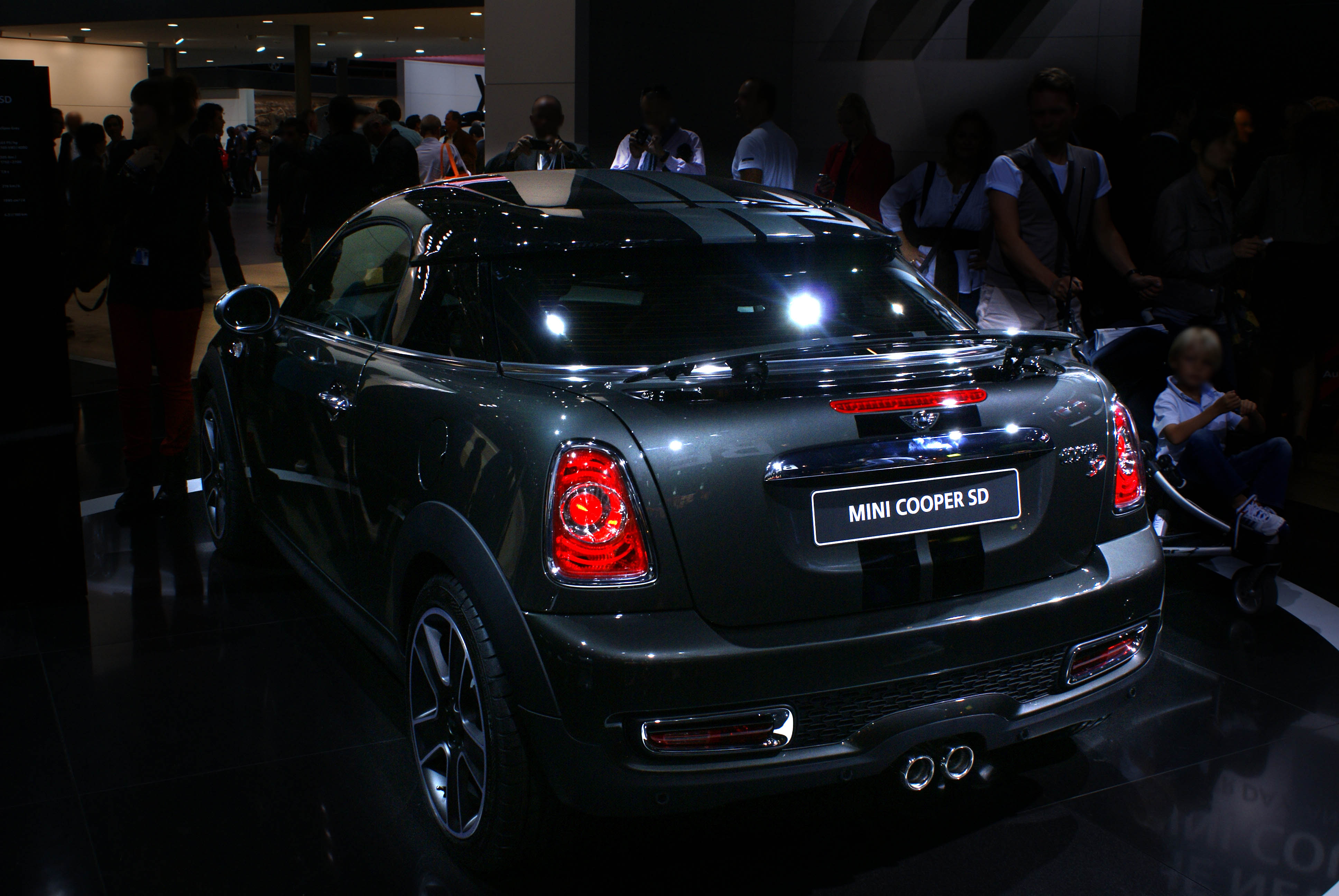Grey Mini Cooper SD Coupe rl IAA 2011