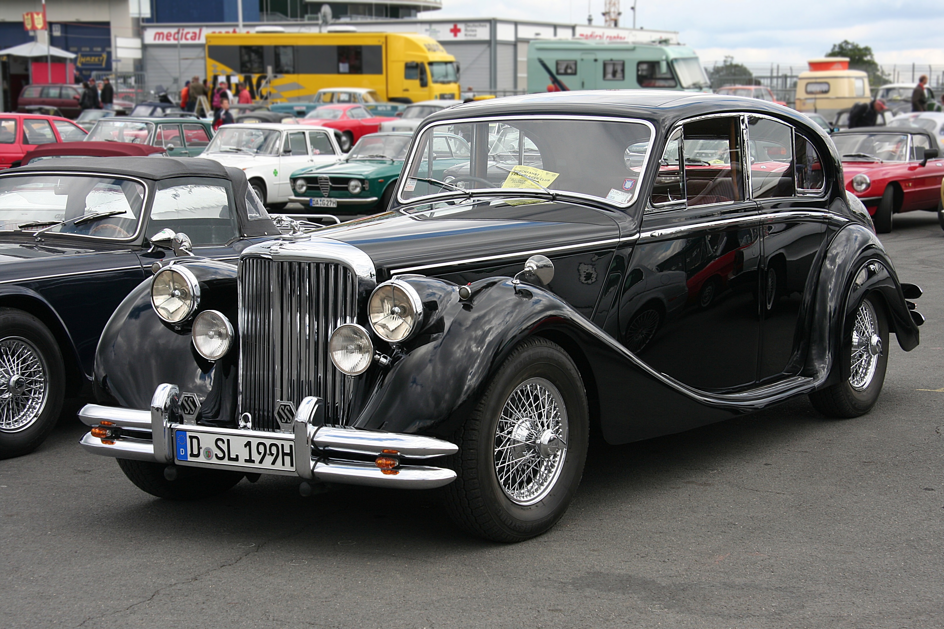 Jaguar MK V, Bauzeit 1948-51, Front (2008-06-28)