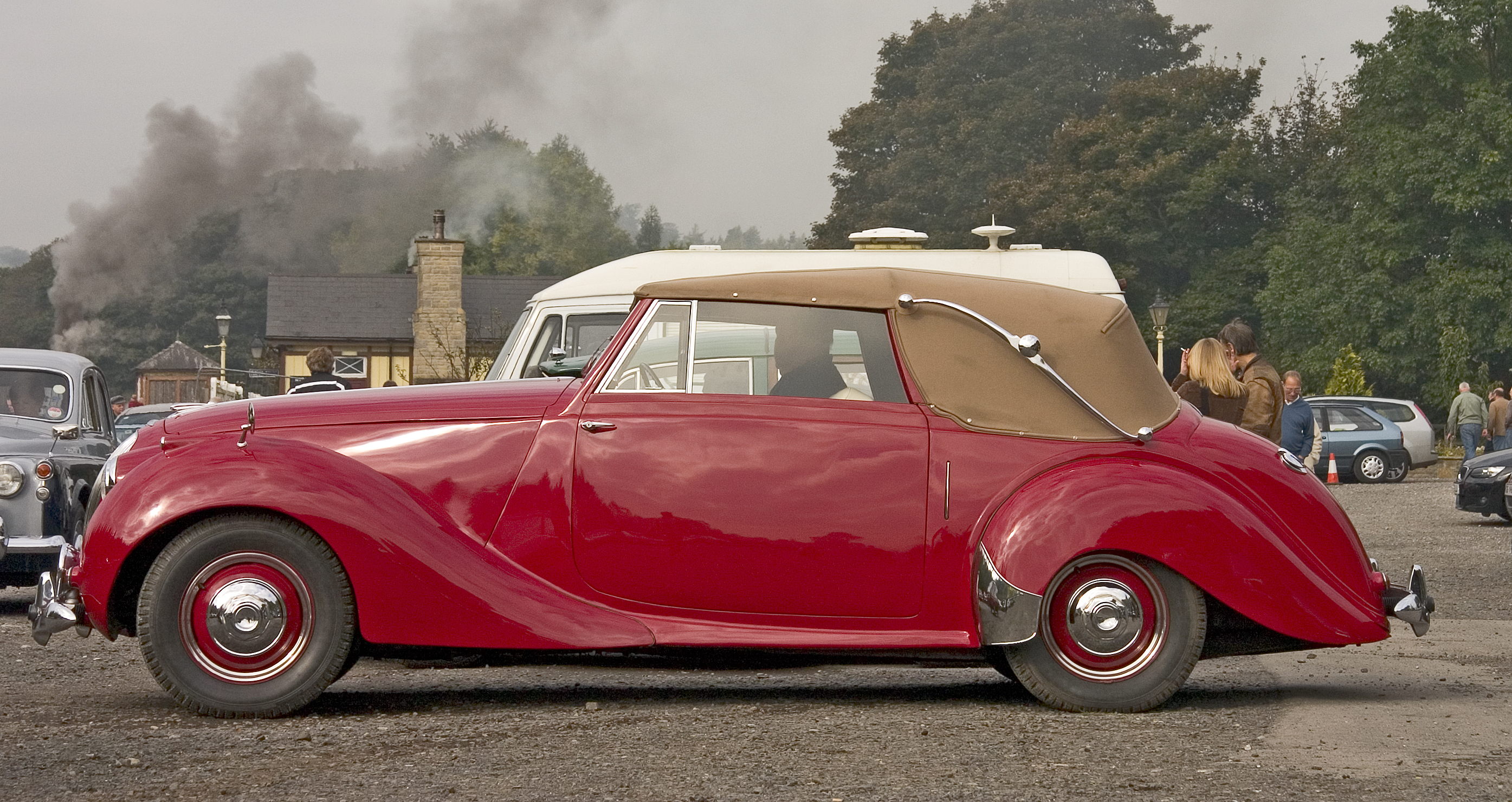 Lagonda 2-6litre DHC side