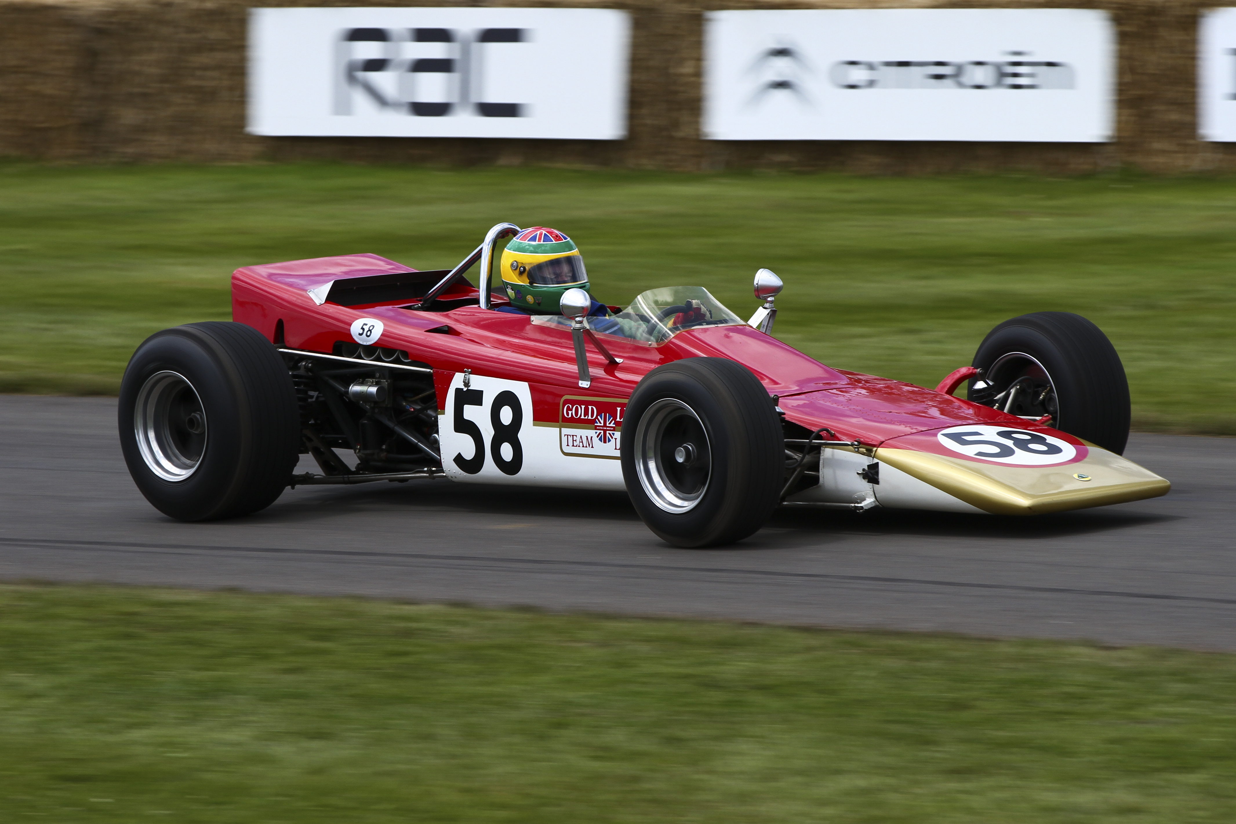 Lotus 58 at Goodwood FOS 2012