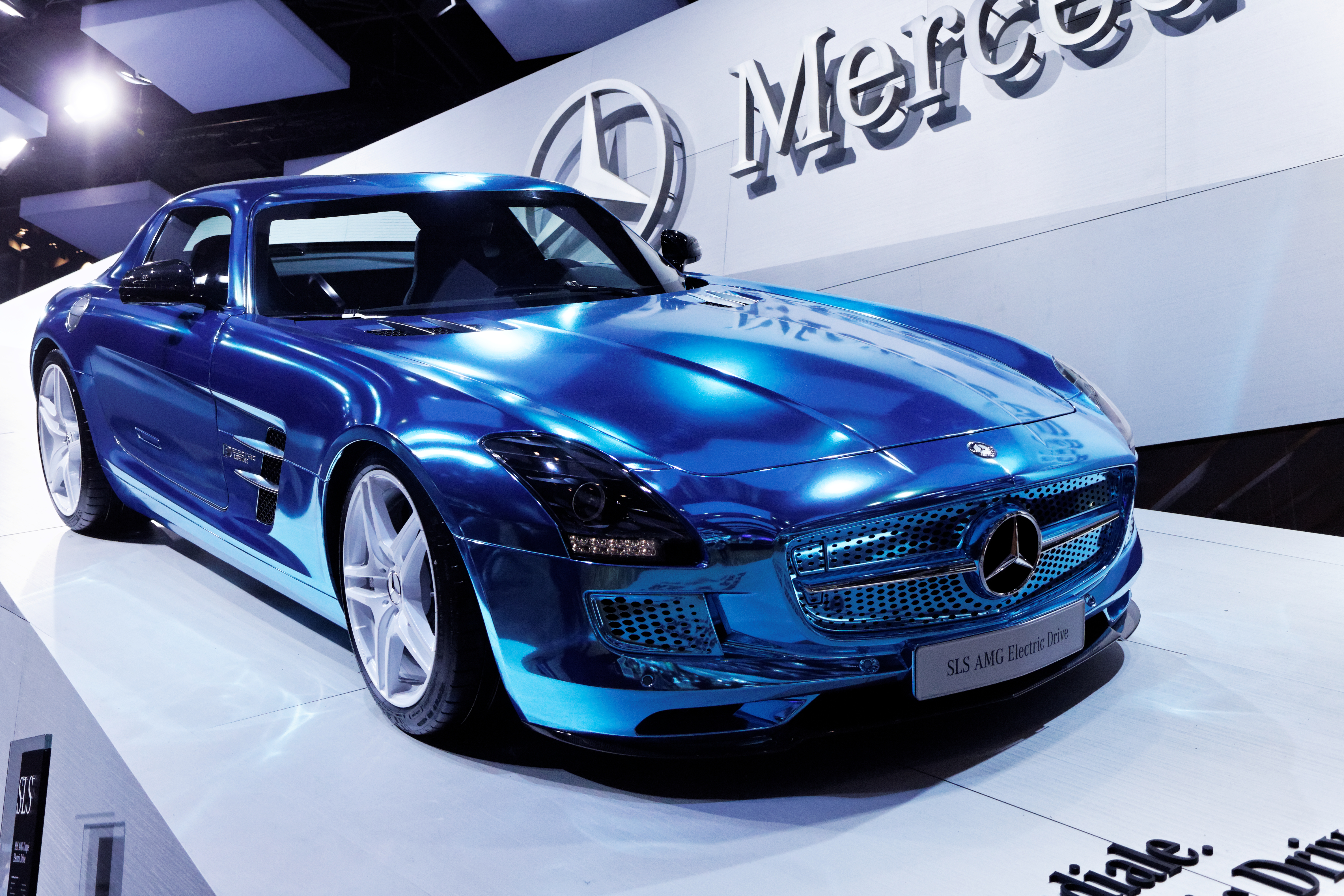 Mercedes - SLS AMG Electric drive - Mondial de l'Automobile de Paris 2012 - 001