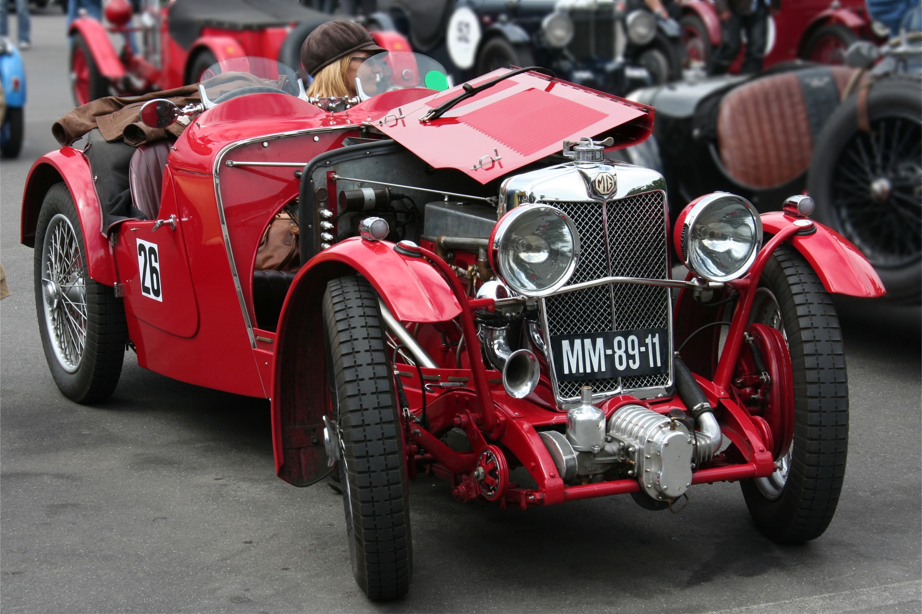MG F2, Bj. 1932, Front (2008-06-28) ret