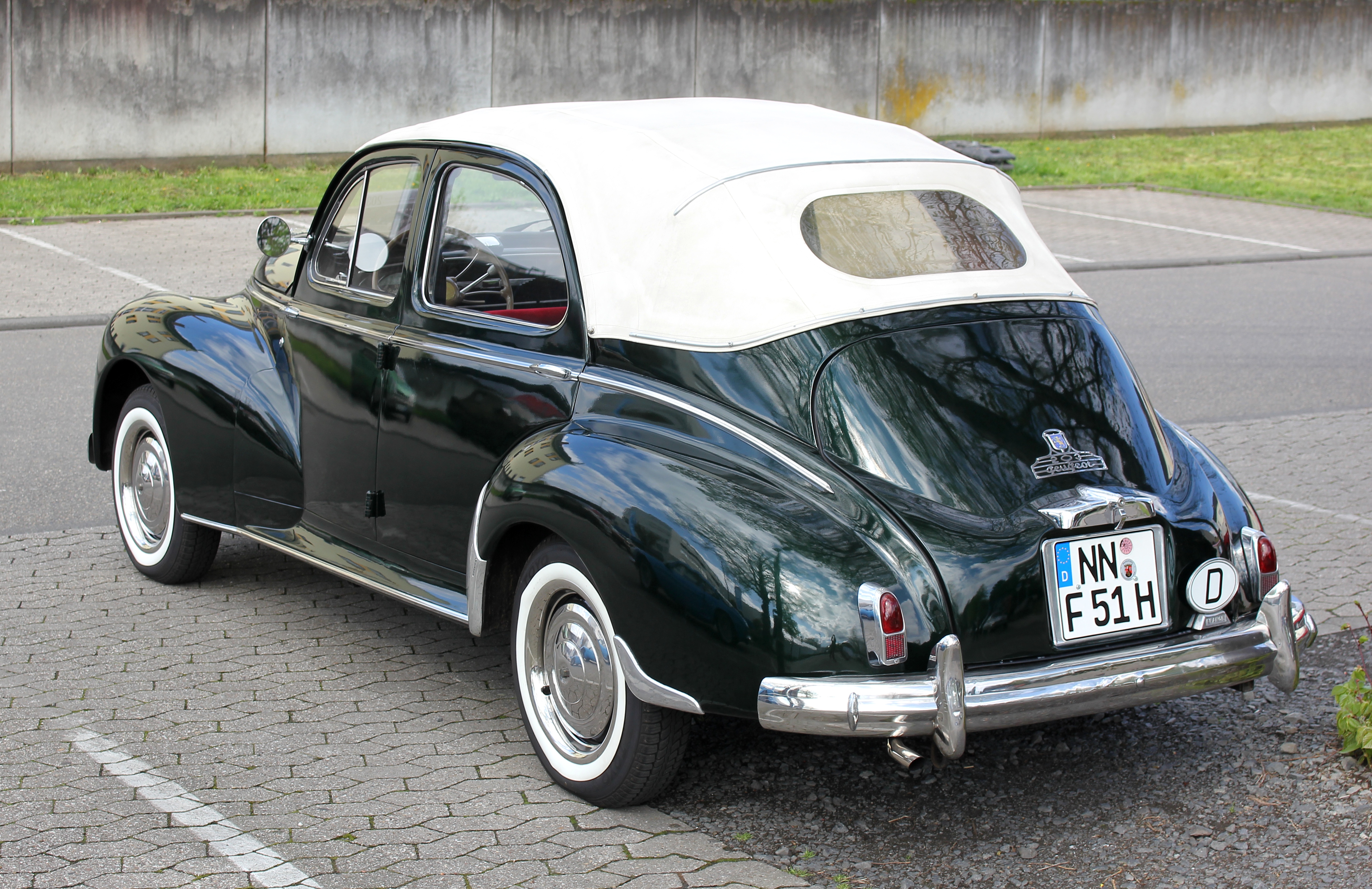 Peugeot 203, Cabriolimousine, Bj. 1959, Heck (6699 r)