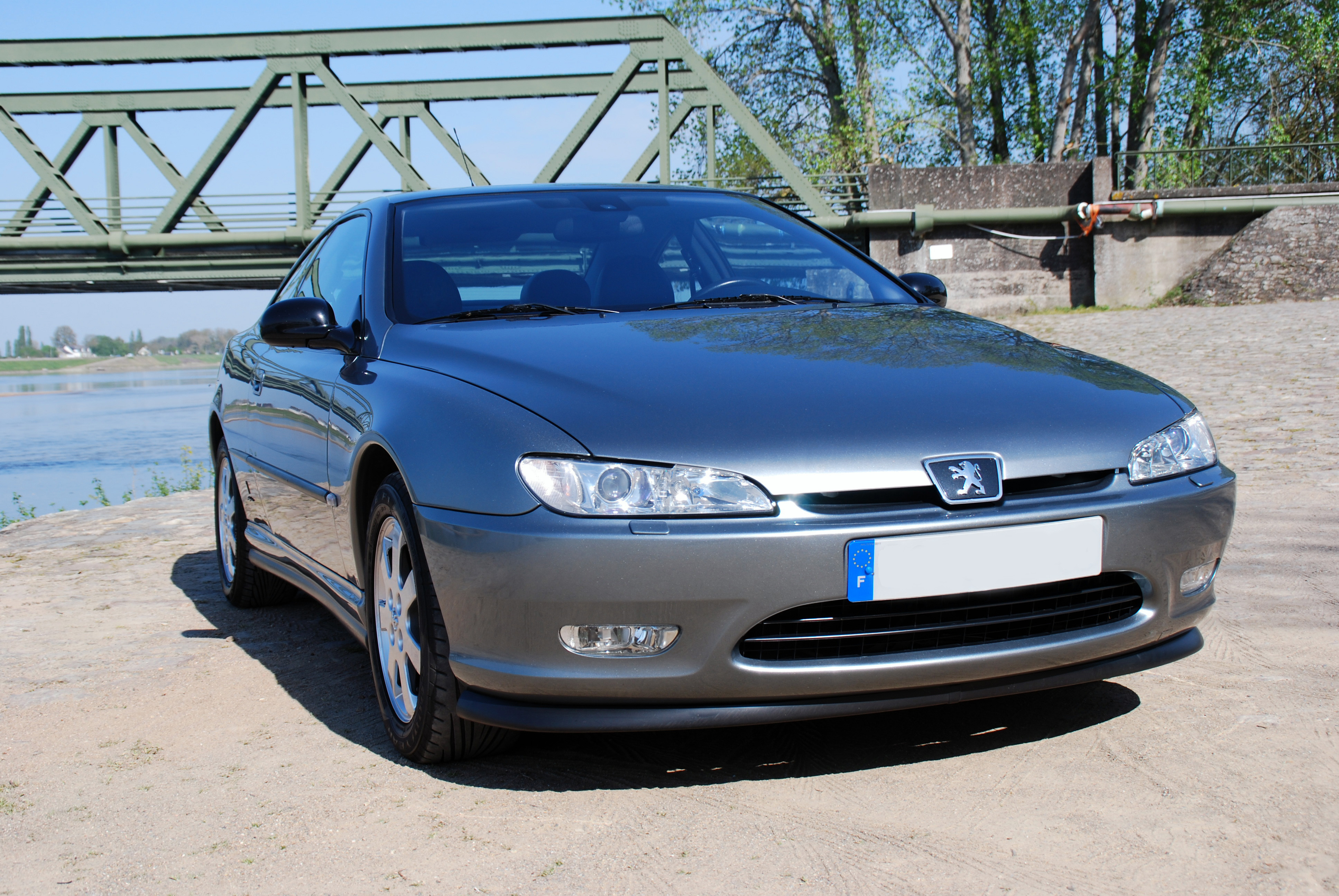 Peugeot coupé 406 gris Hades 2002