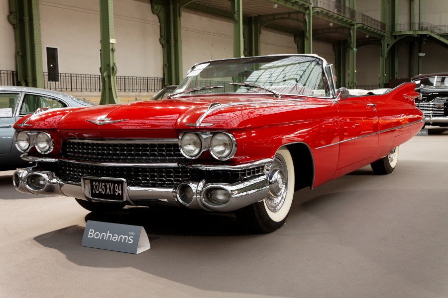 110 ans de l'automobile au Grand Palais - Cadillac Series 62 Coupe DeVille - 1959 - 001