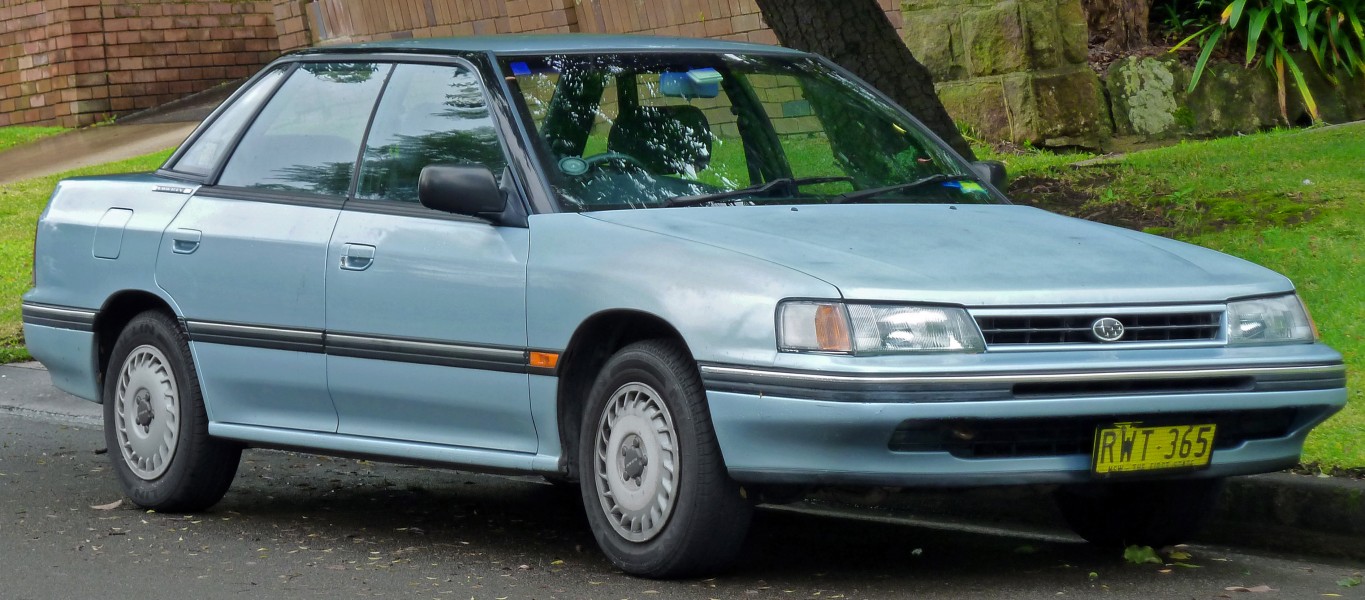 1989-1991 Subaru Liberty LX sedan (2011-06-15) 01