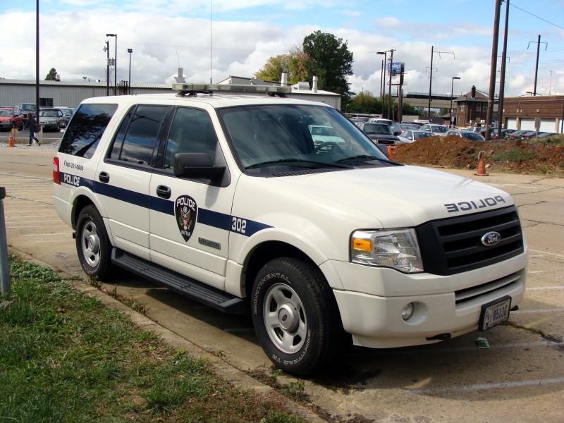 Amtrak Police SUV