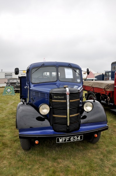 Bedford (Winnie) O Type 1952 tiper truck Rougham Airfield, Wings, Wheels and Steam Country Fair (1)