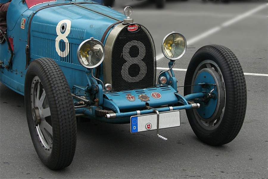 Bugatti 35 B, Bj. 1925, Vorderachse (2008-06-28)